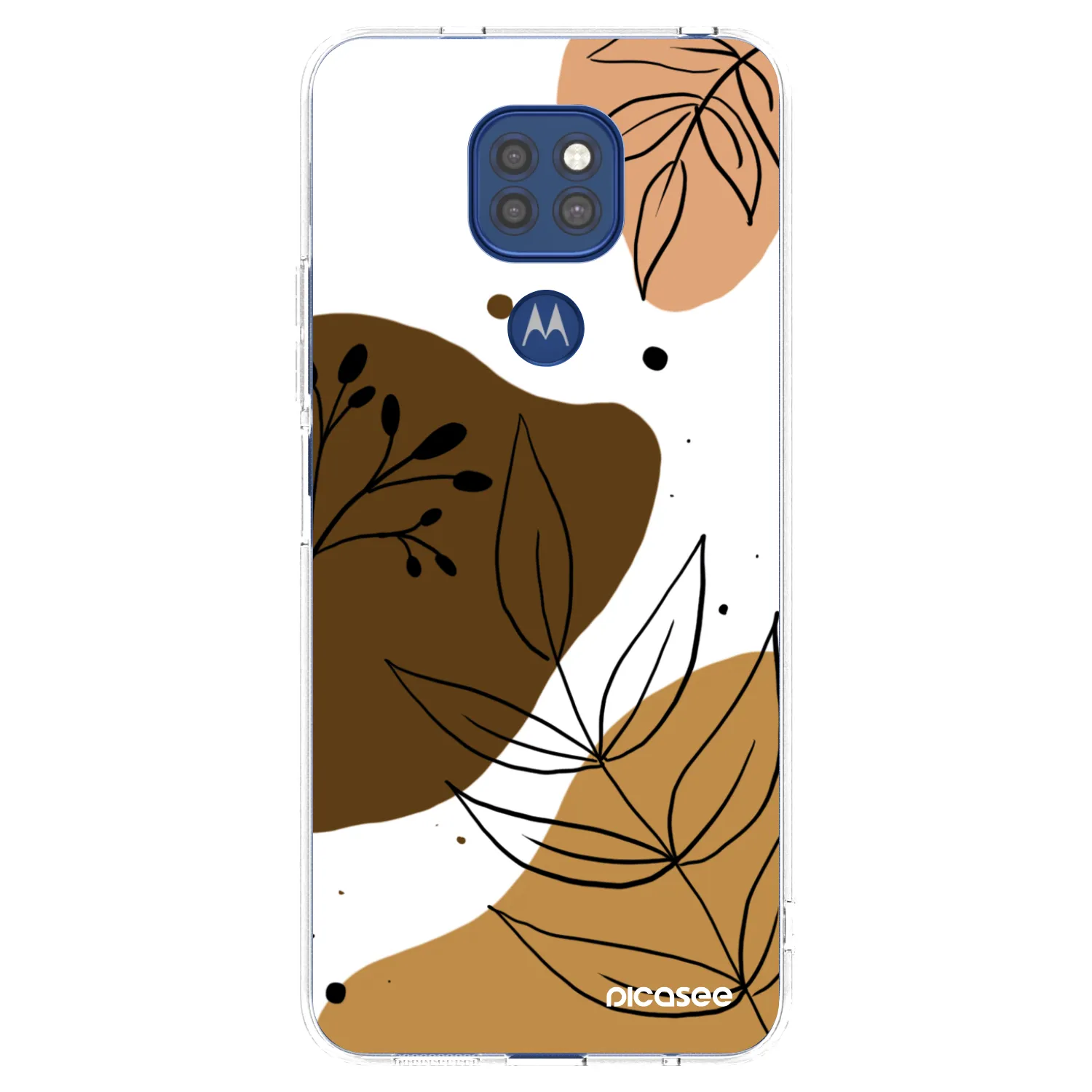 Picasee silikonový průhledný obal pro Motorola Moto G9 Play - Boho style