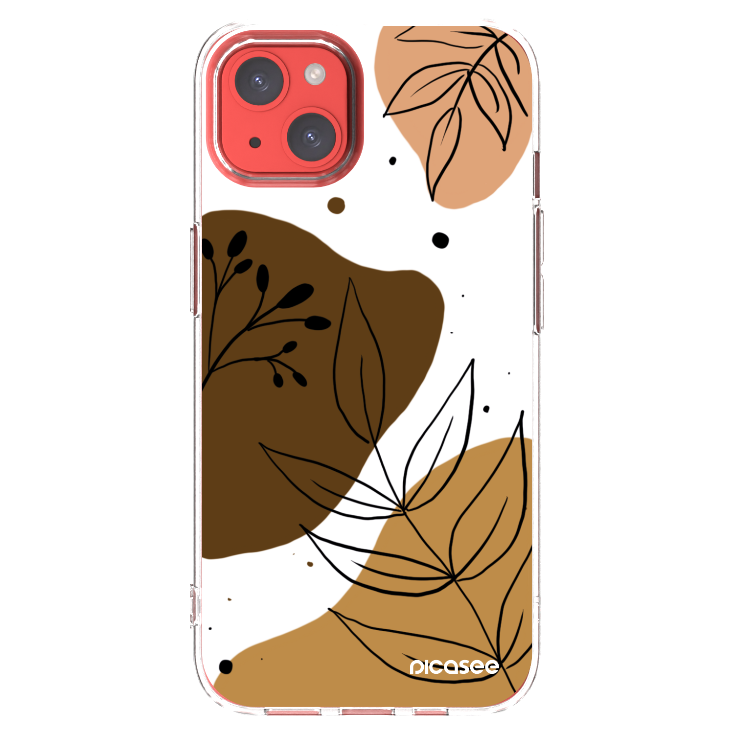 Picasee silikonový průhledný obal pro Apple iPhone 13 - Boho style