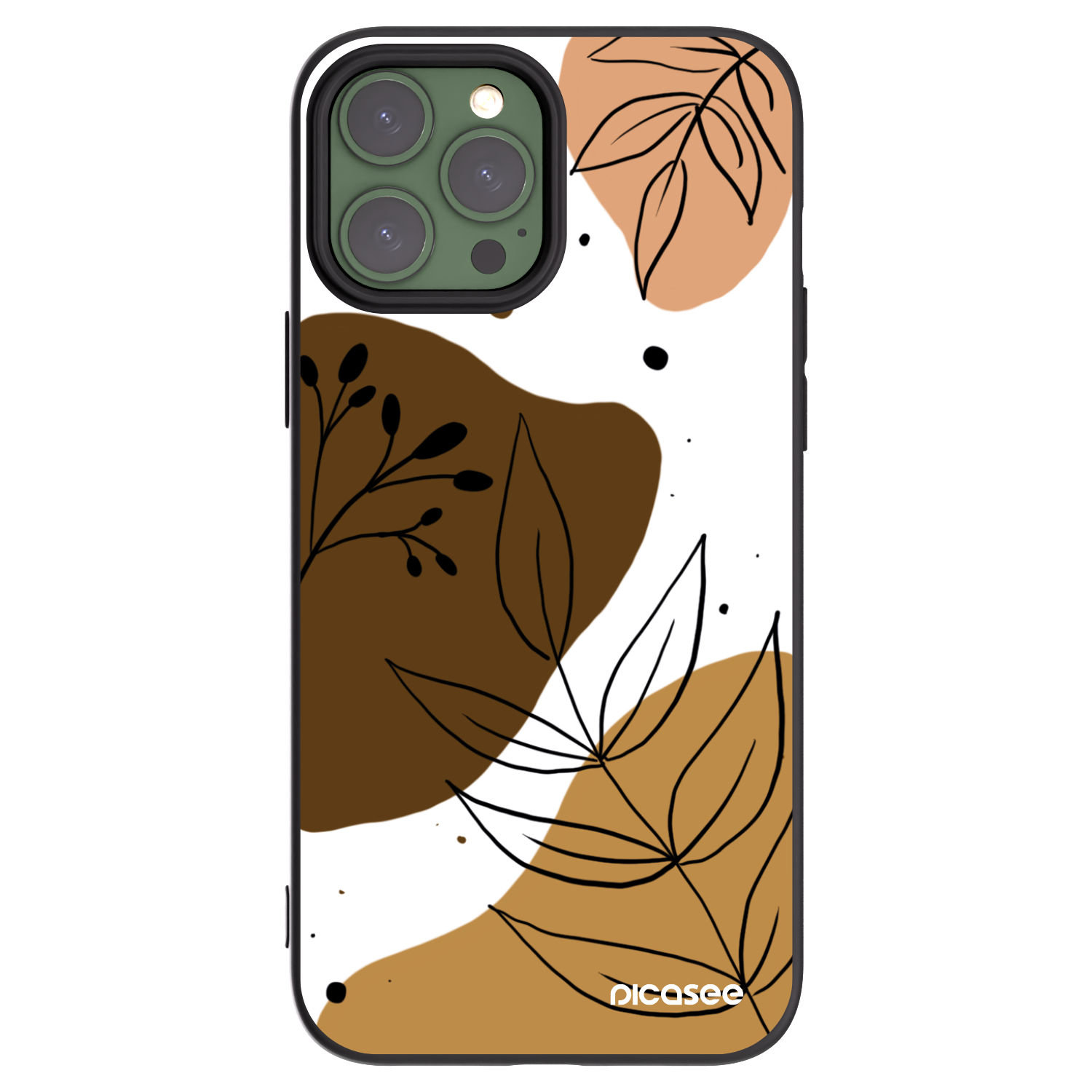 Picasee silikonový černý obal pro Apple iPhone 13 Pro Max - Boho style