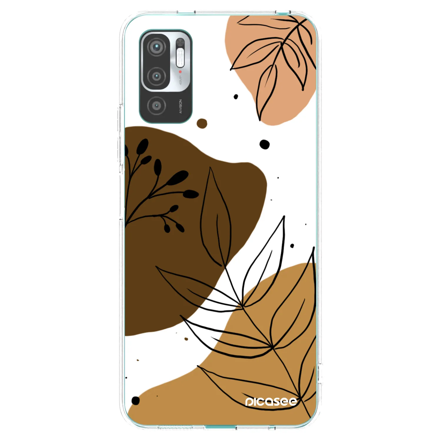 Picasee silikonový průhledný obal pro Xiaomi Redmi Note 10 5G - Boho style
