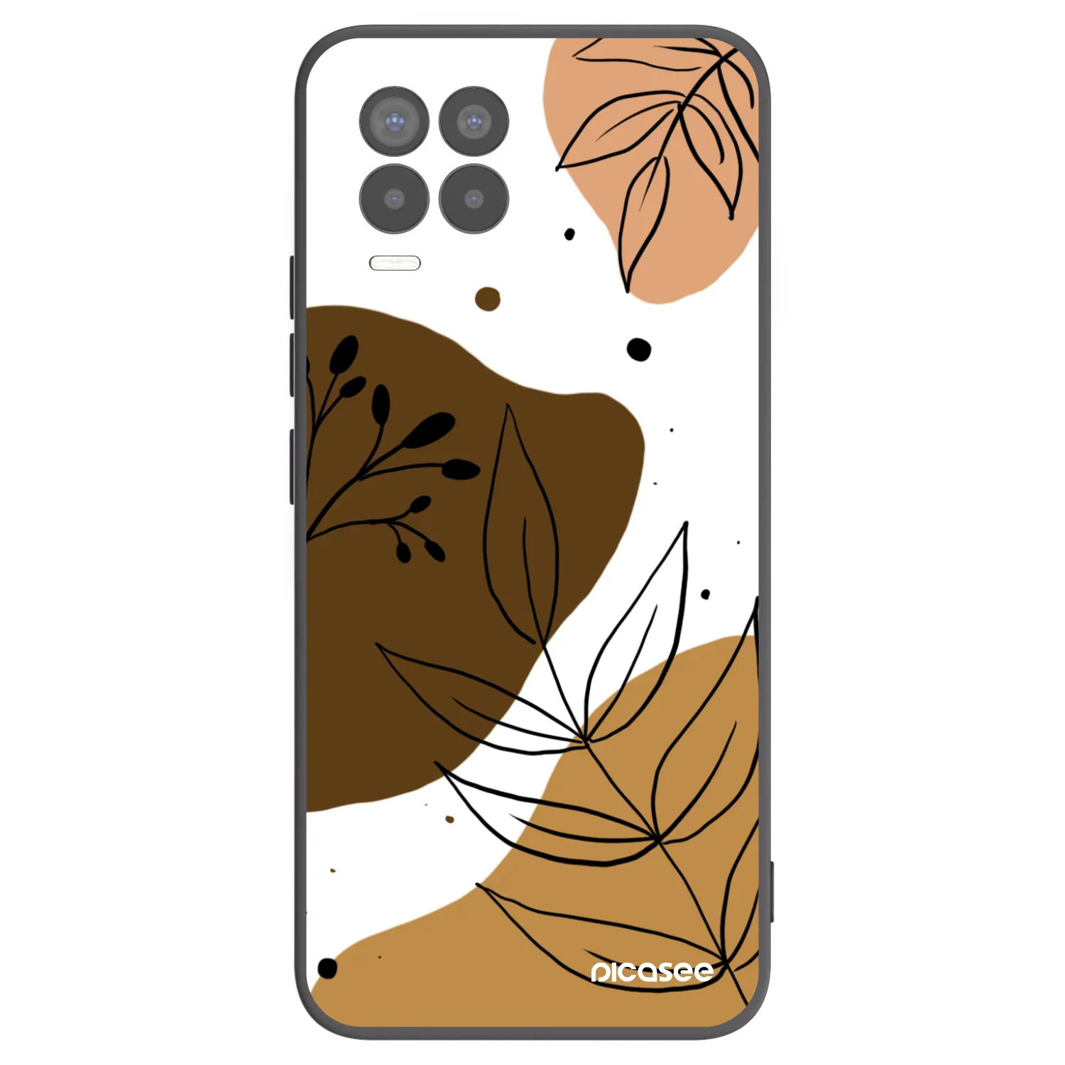 Picasee silikonový černý obal pro Realme 8 Pro - Boho style