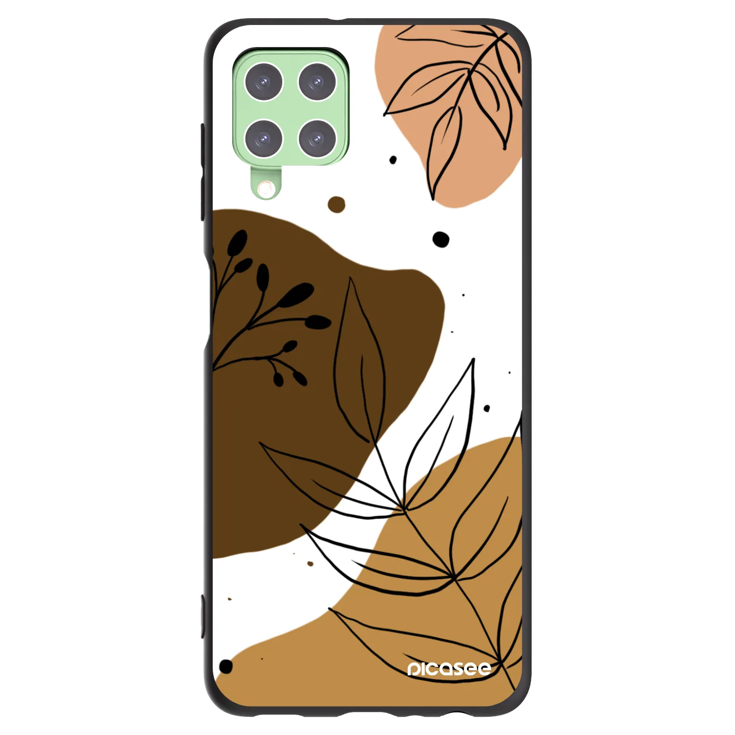 Picasee silikonový černý obal pro Samsung Galaxy A22 A225F 4G - Boho style