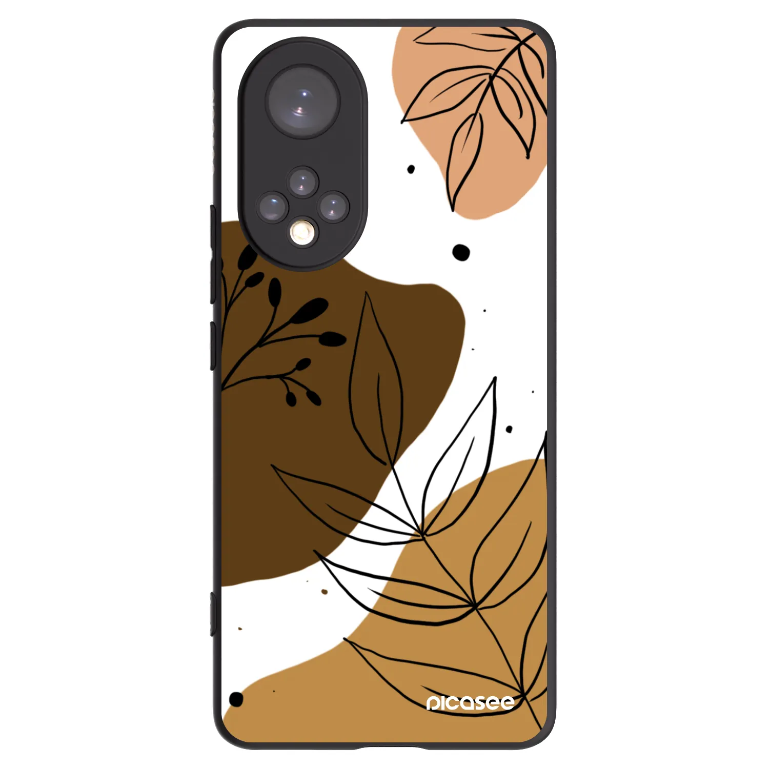Picasee silikonový černý obal pro Honor 50 5G - Boho style