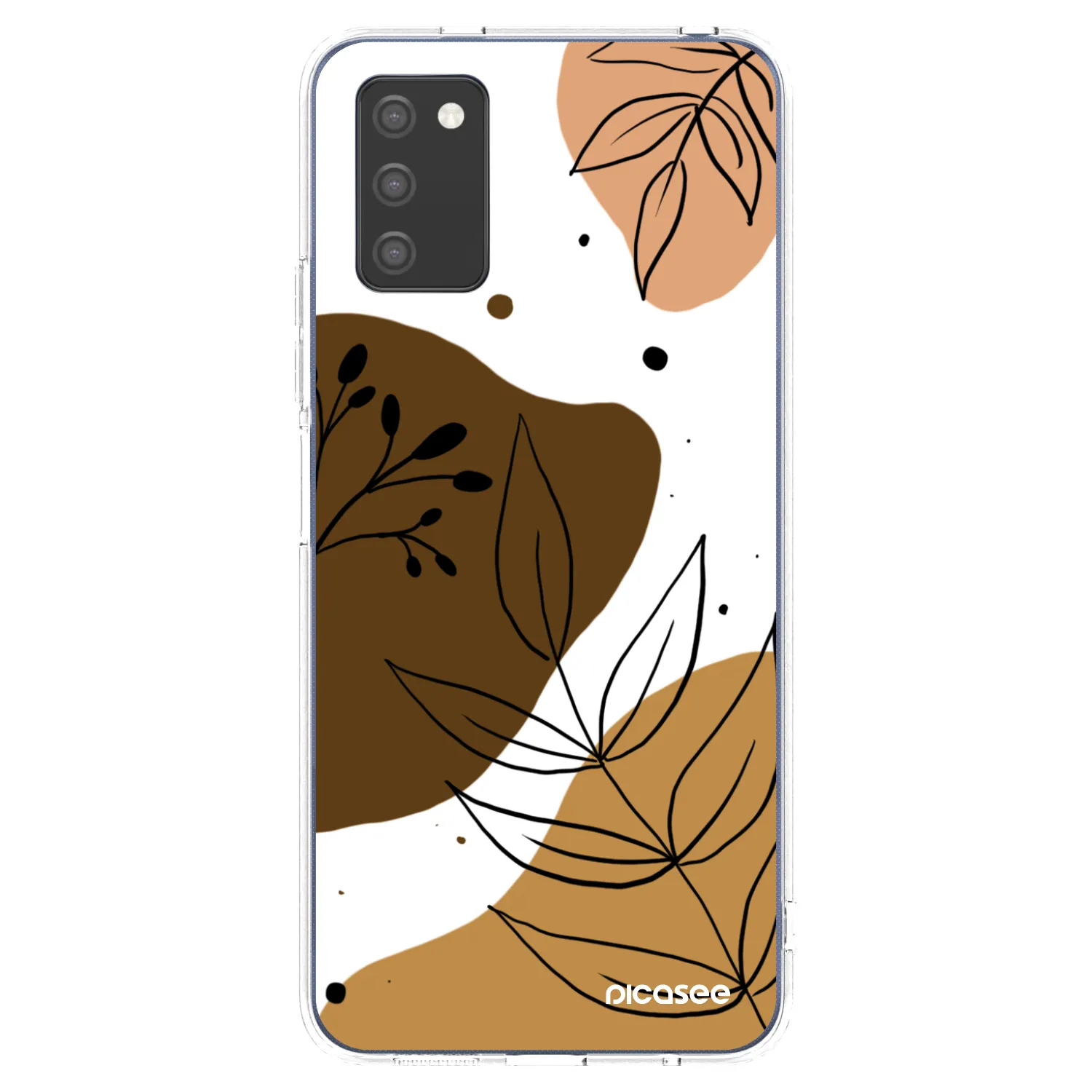 Picasee silikonový průhledný obal pro Samsung Galaxy A03s A037G - Boho style