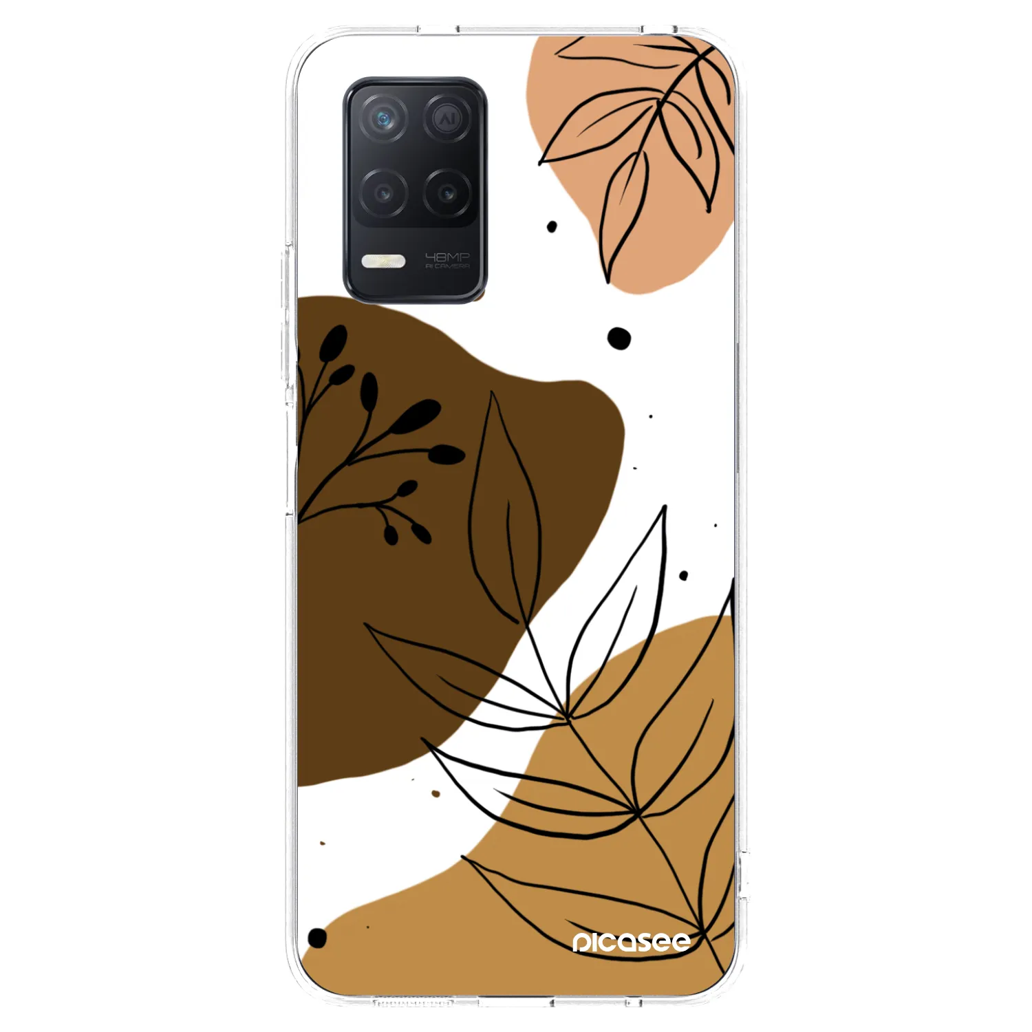 Picasee silikonový průhledný obal pro Realme 8 5G - Boho style