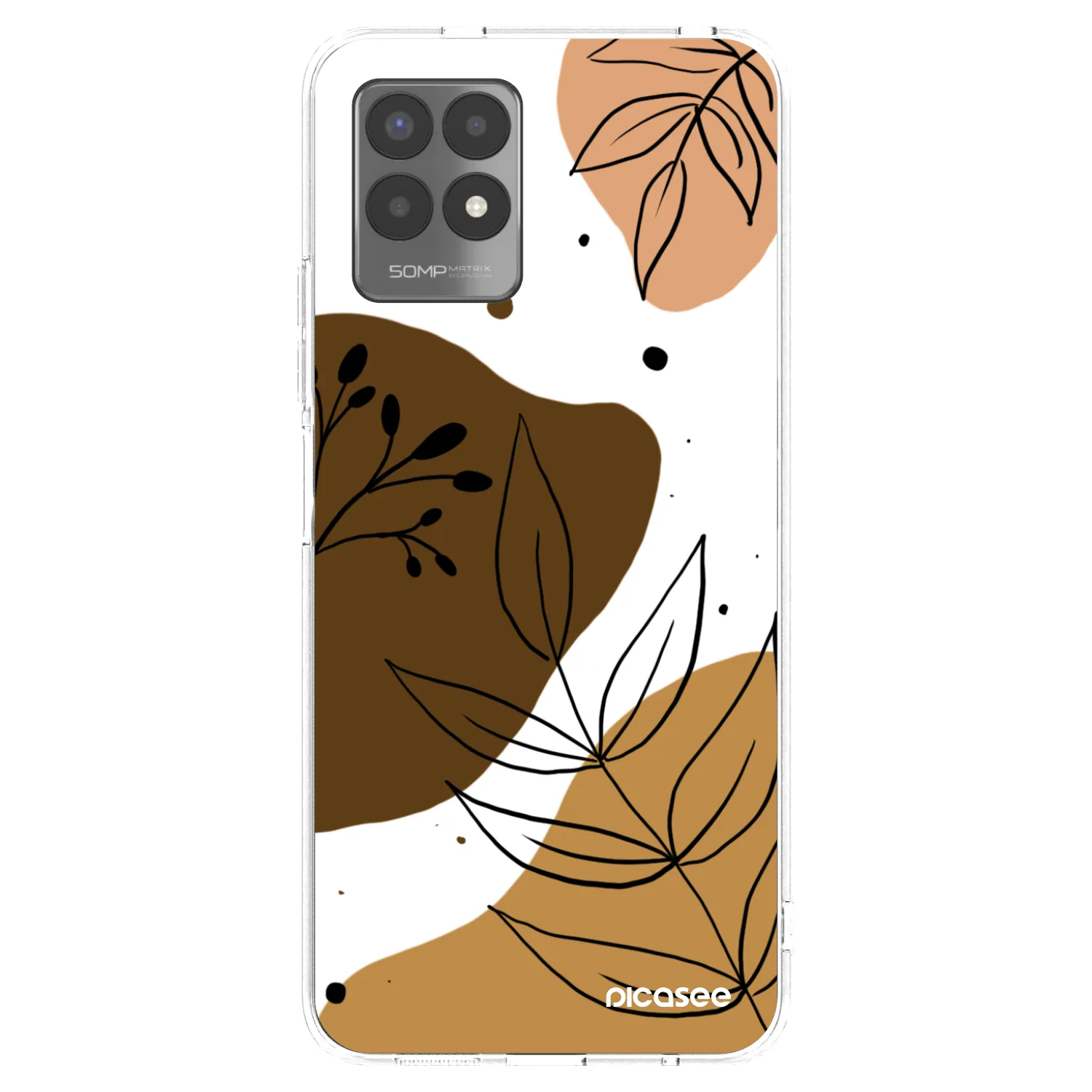 Picasee silikonový průhledný obal pro Realme 8i - Boho style