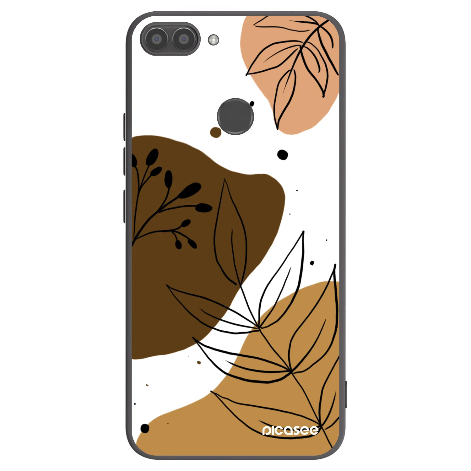 Picasee silikonový černý obal pro Huawei P Smart - Boho style