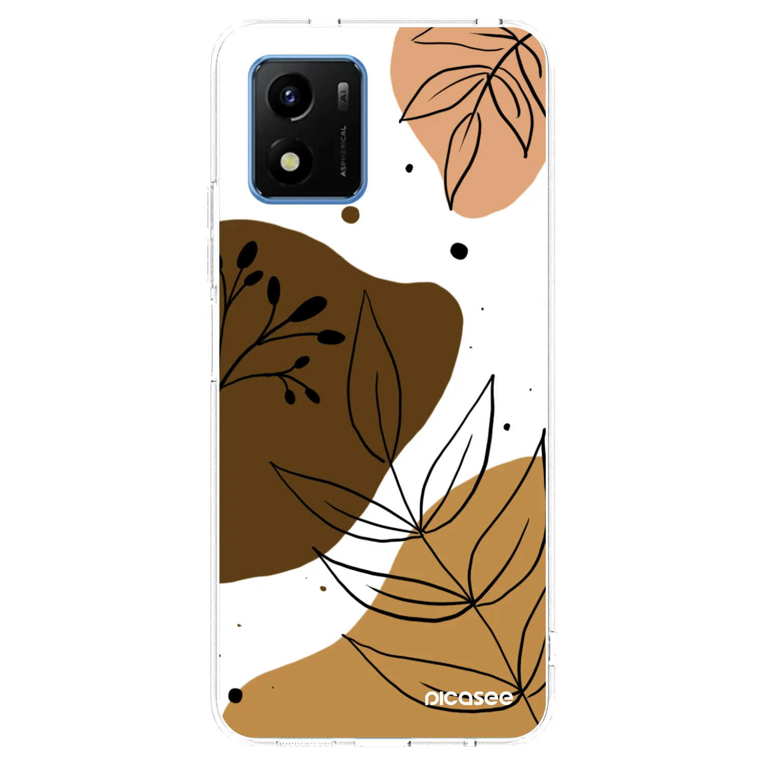 Picasee silikonový průhledný obal pro Vivo Y01 - Boho style