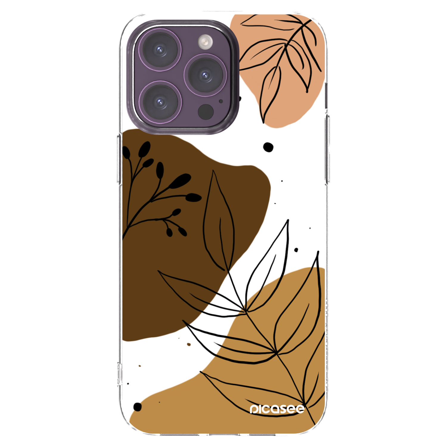 Picasee silikonový průhledný obal pro Apple iPhone 14 Pro Max - Boho style