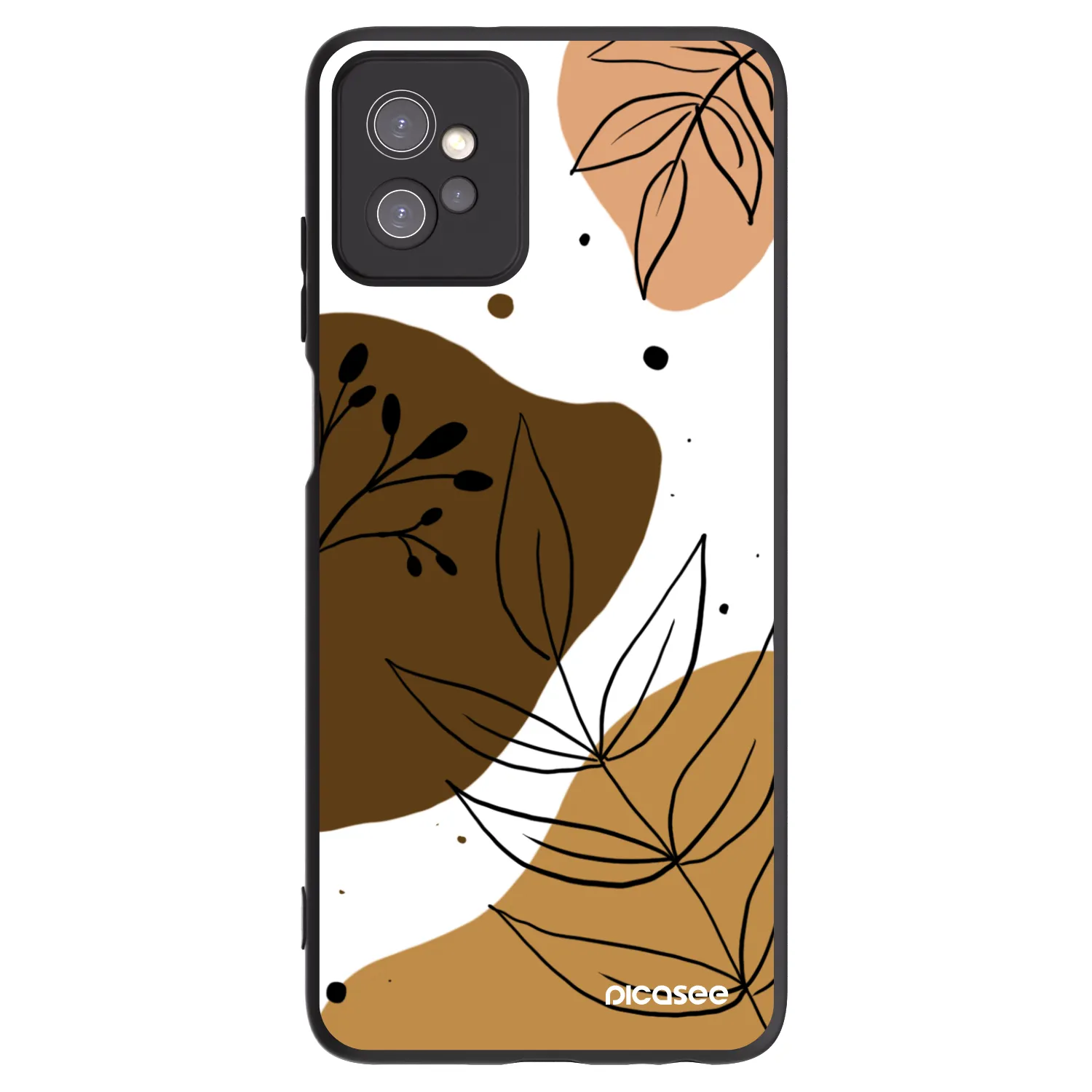 Picasee silikonový černý obal pro Motorola Moto G32 - Boho style