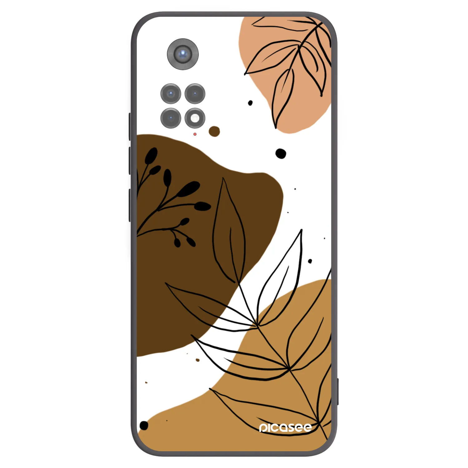 Picasee silikonový černý obal pro Xiaomi Redmi Note 11S 5G - Boho style