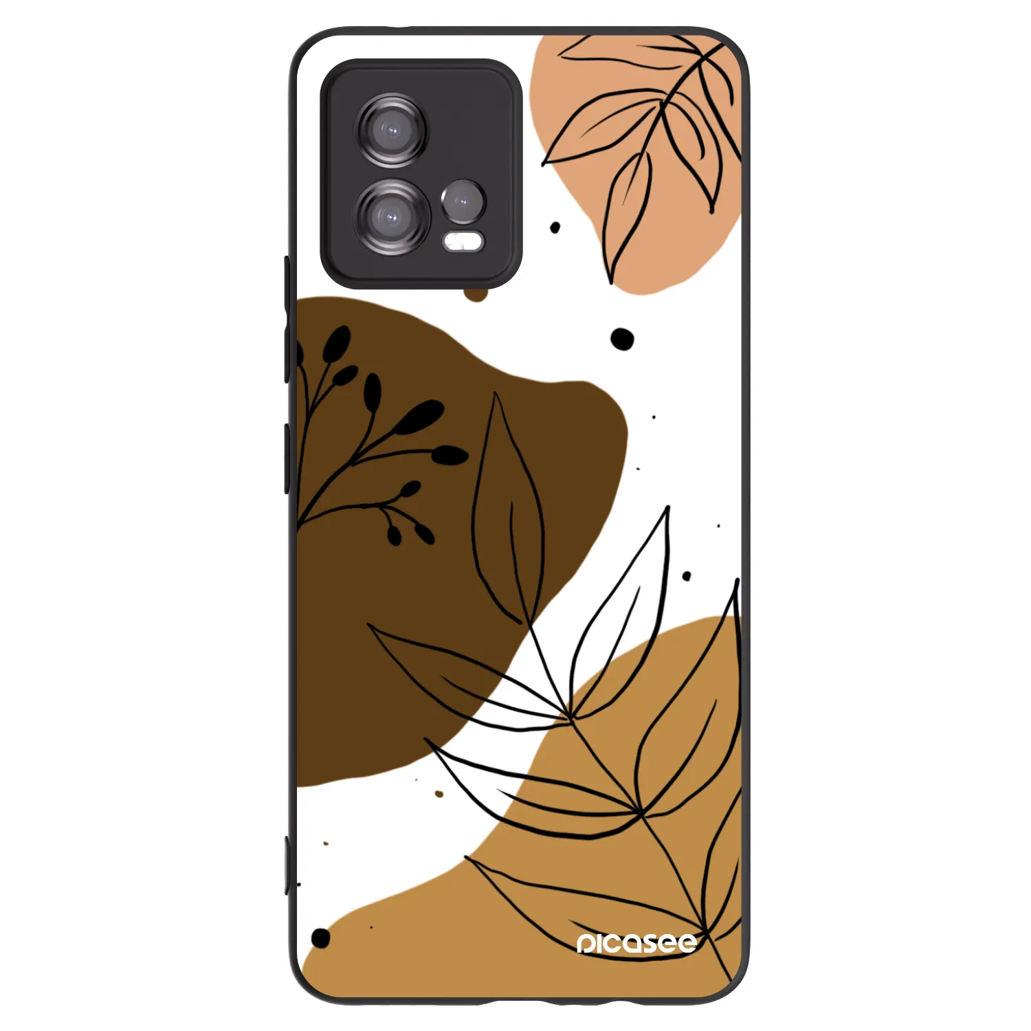 Picasee silikonový černý obal pro Motorola Moto G72 - Boho style
