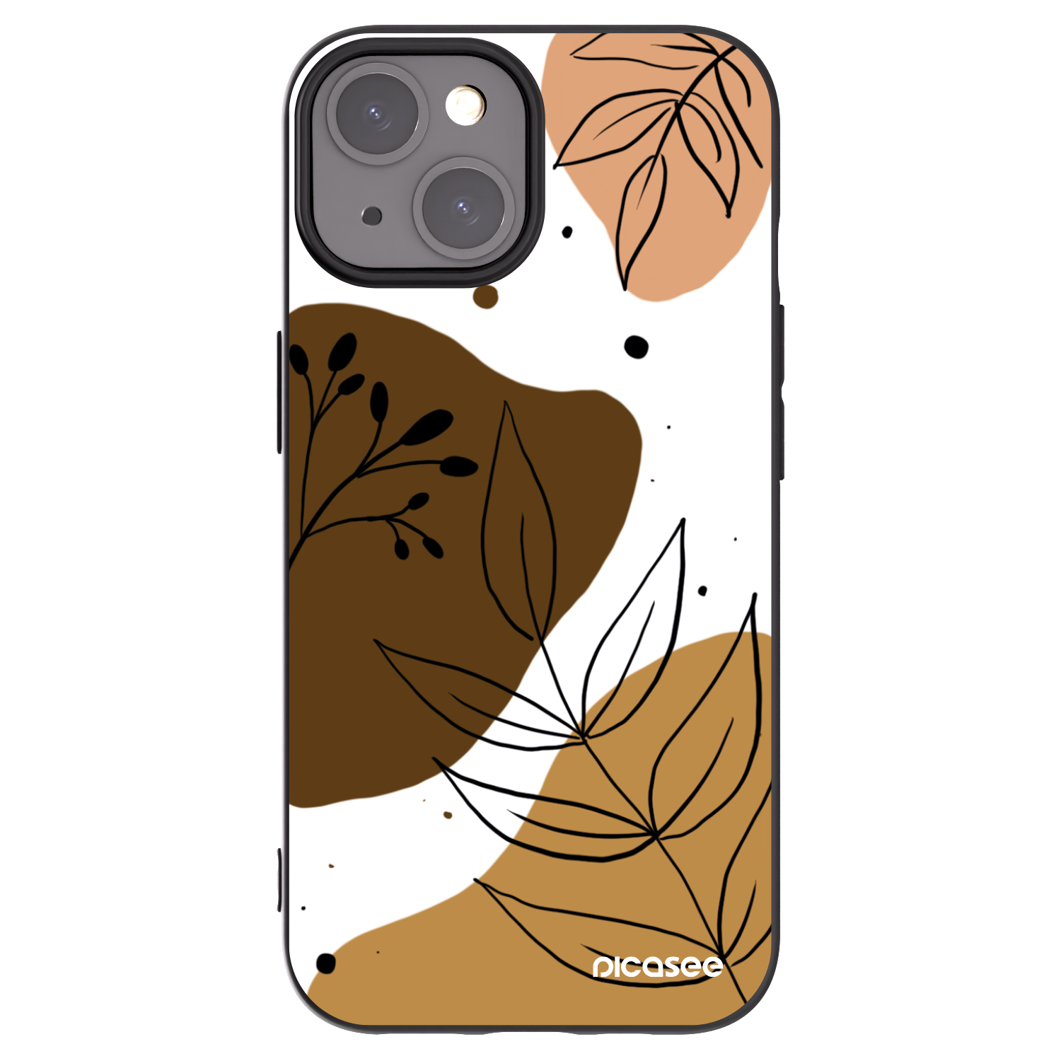 Picasee silikonový černý obal pro Apple iPhone 15 - Boho style