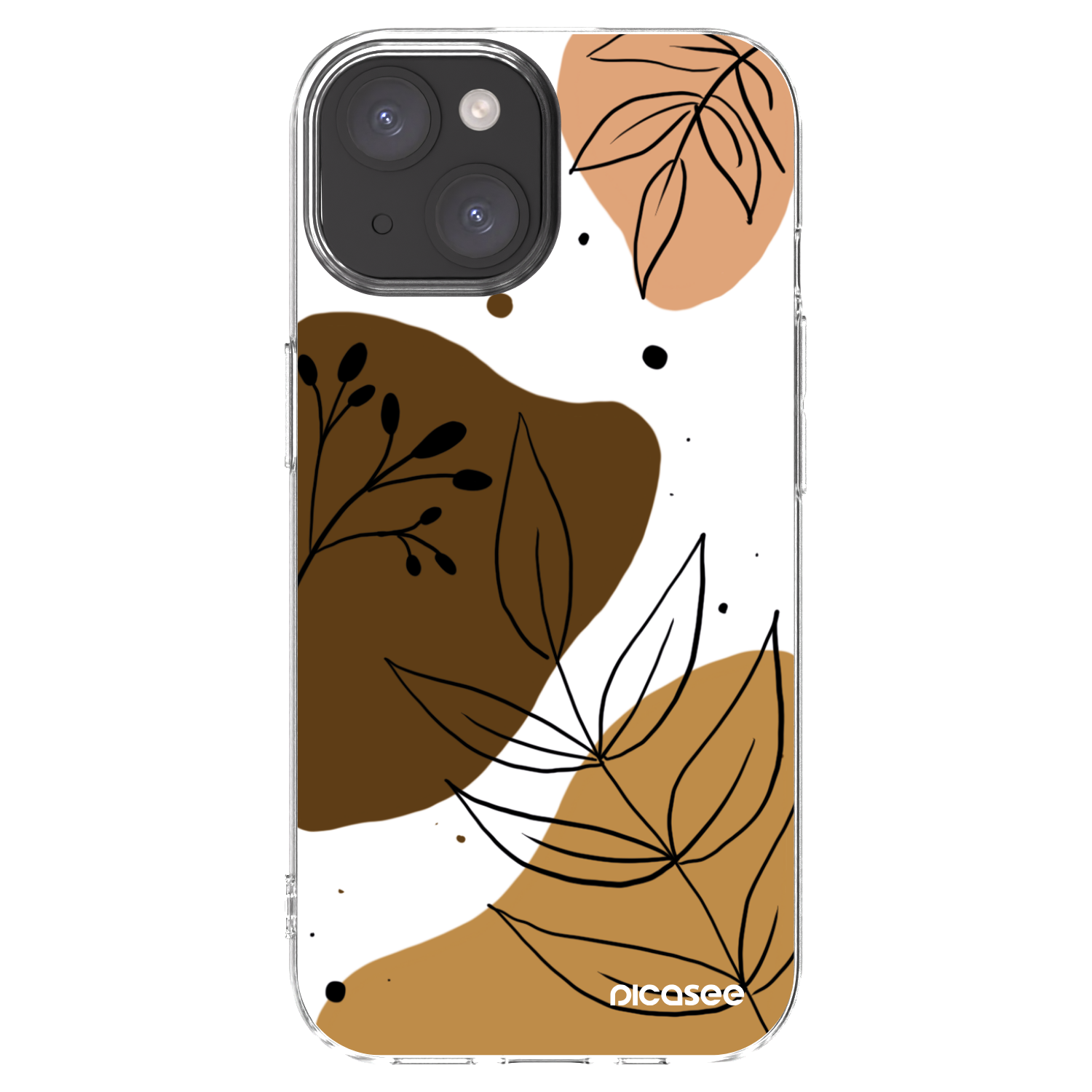 Picasee silikonový průhledný obal pro Apple iPhone 15 - Boho style