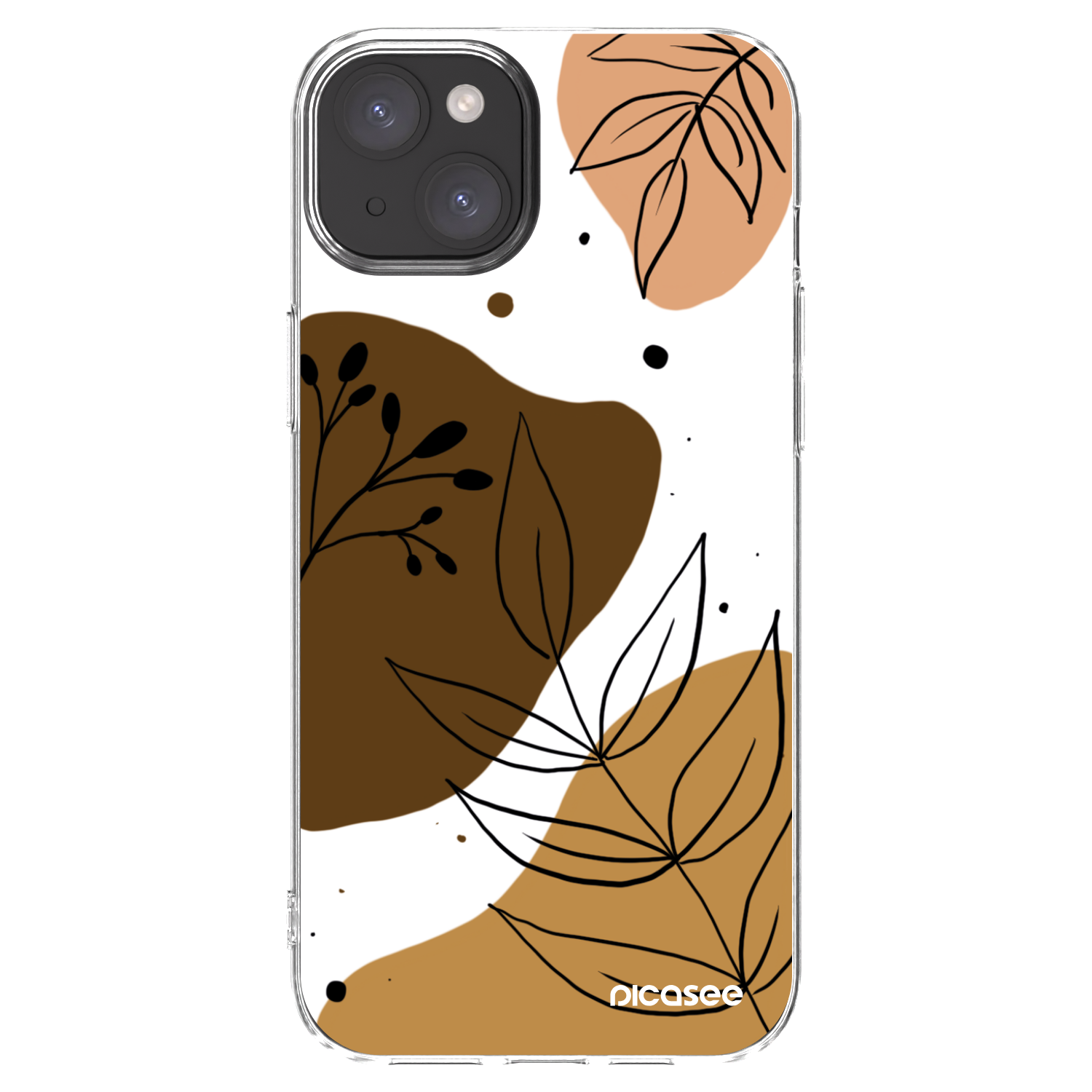 Picasee silikonový průhledný obal pro Apple iPhone 15 Plus - Boho style