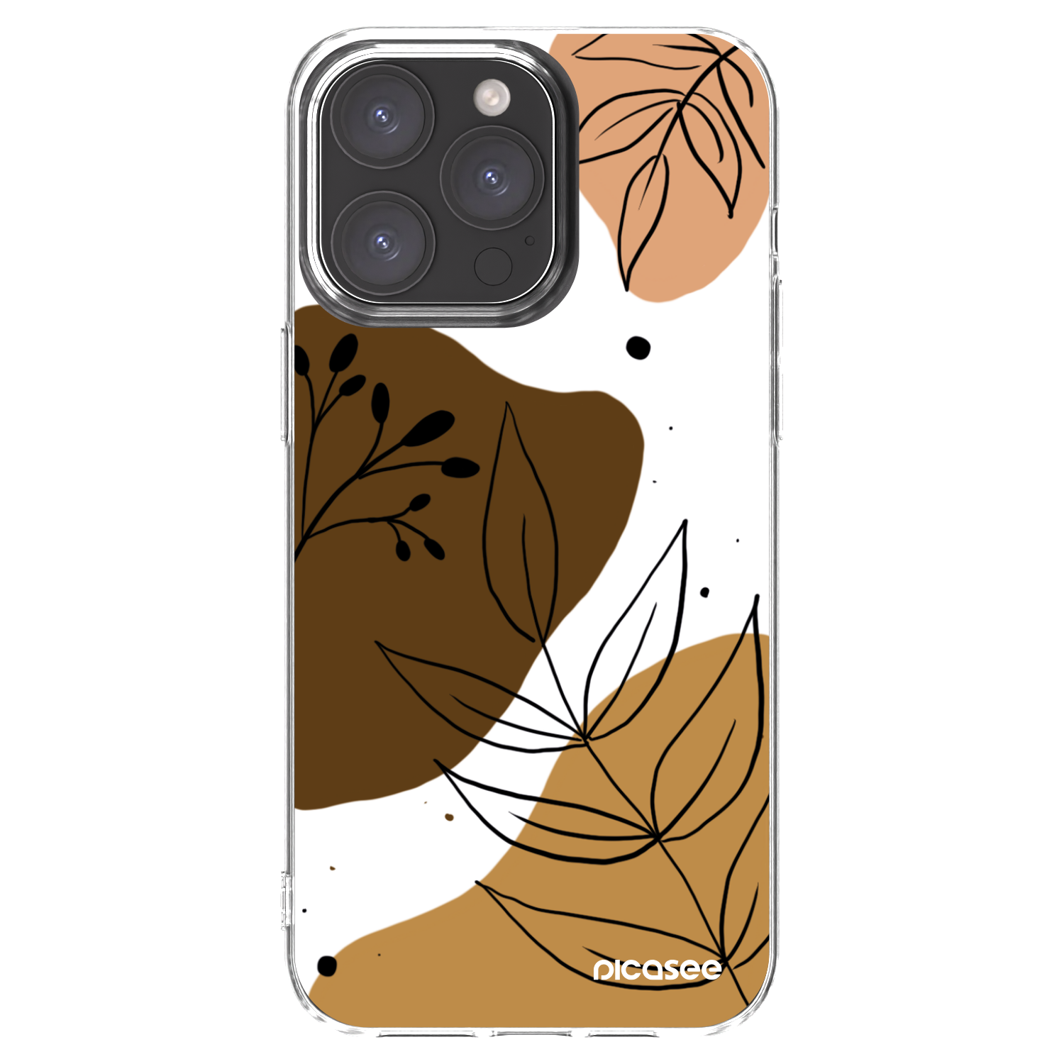 Picasee silikonový průhledný obal pro Apple iPhone 15 Pro Max - Boho style