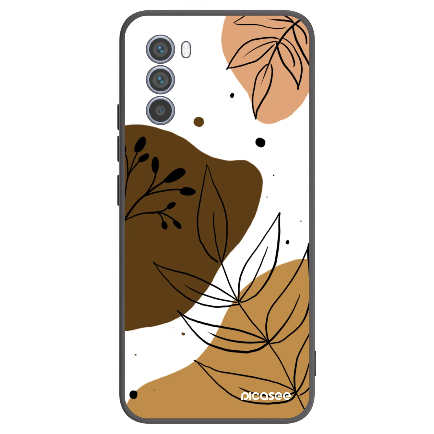 Picasee silikonový černý obal pro Motorola Moto G62 - Boho style