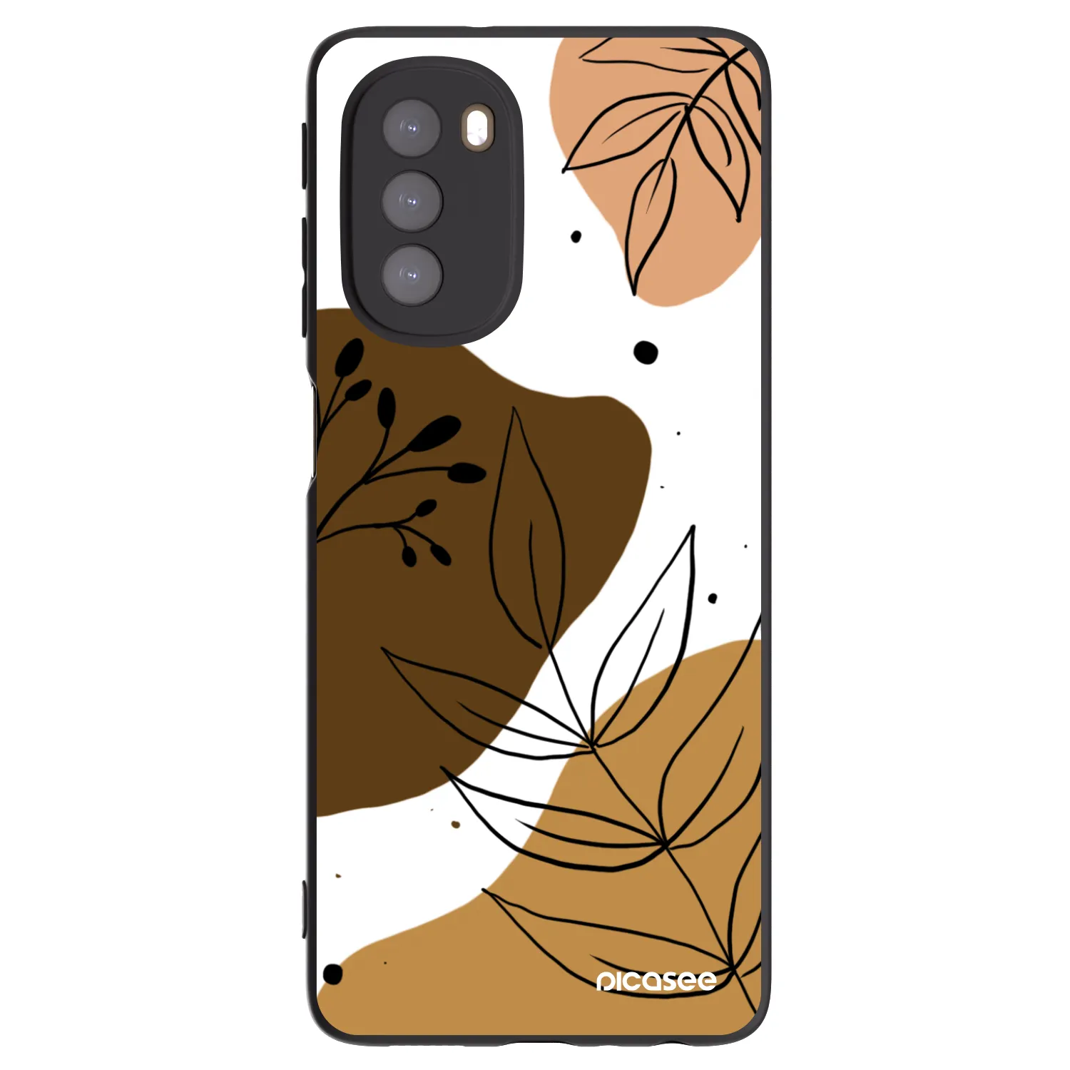 Picasee silikonový černý obal pro Motorola Moto G51 - Boho style