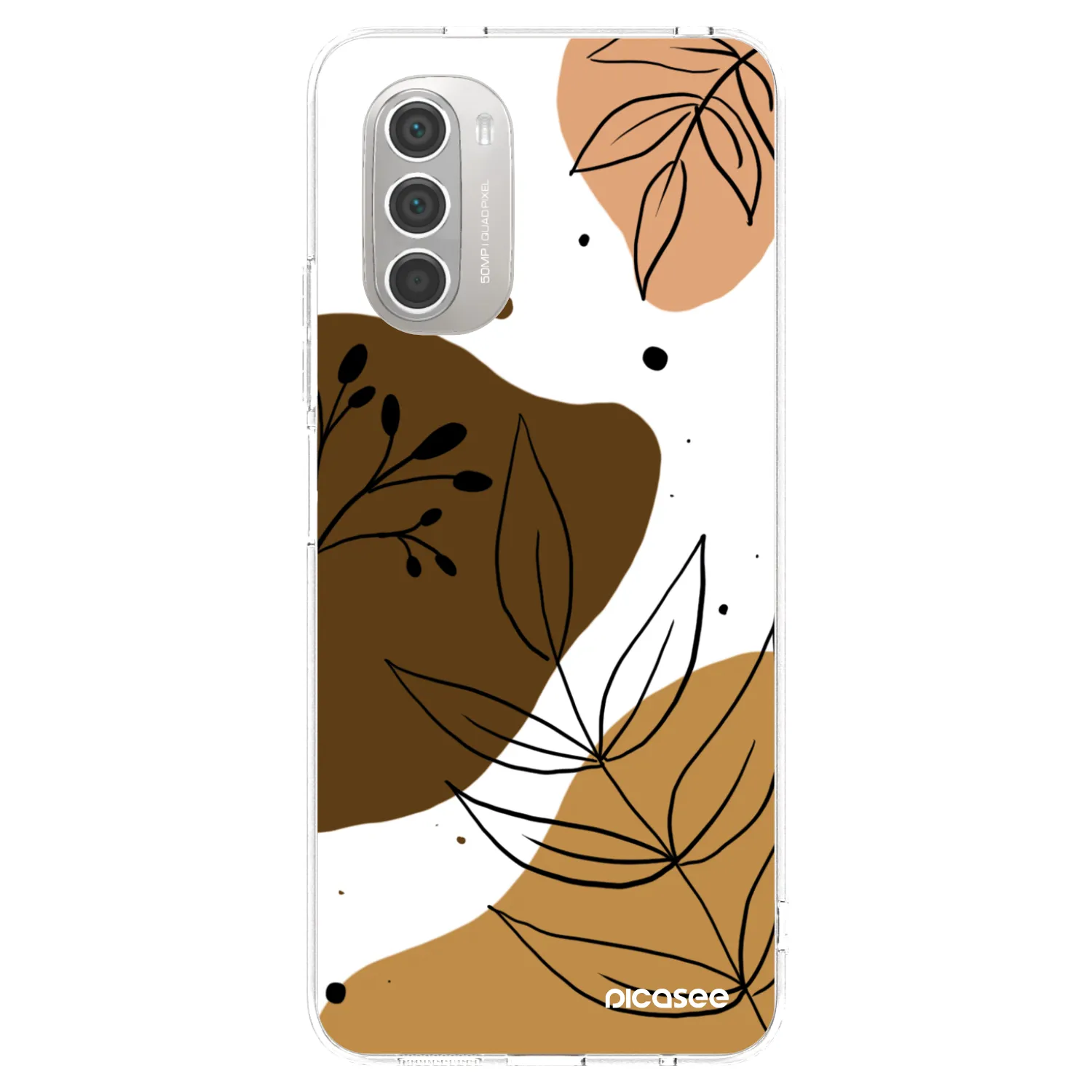 Picasee silikonový průhledný obal pro Motorola Moto G51 - Boho style