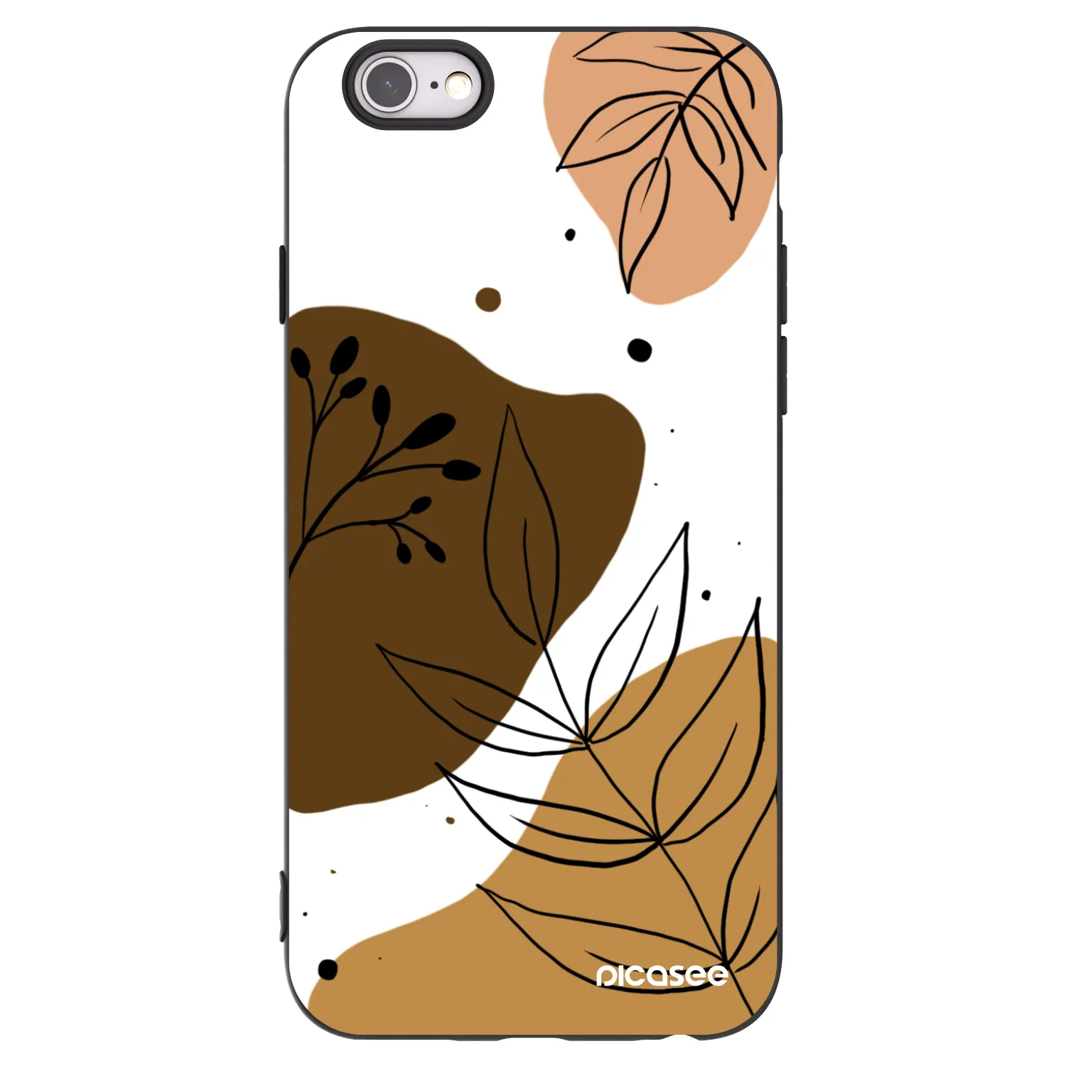 Picasee silikonový černý obal pro Apple iPhone 6/6S - Boho style