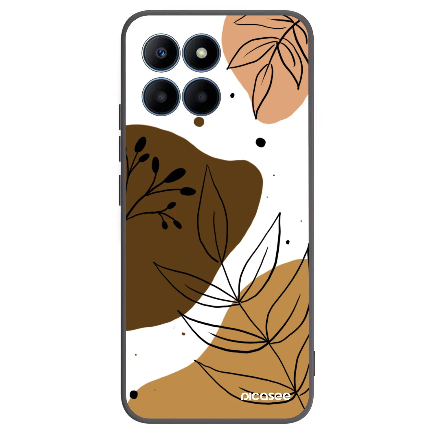 Picasee silikonový černý obal pro Honor 70 Lite - Boho style
