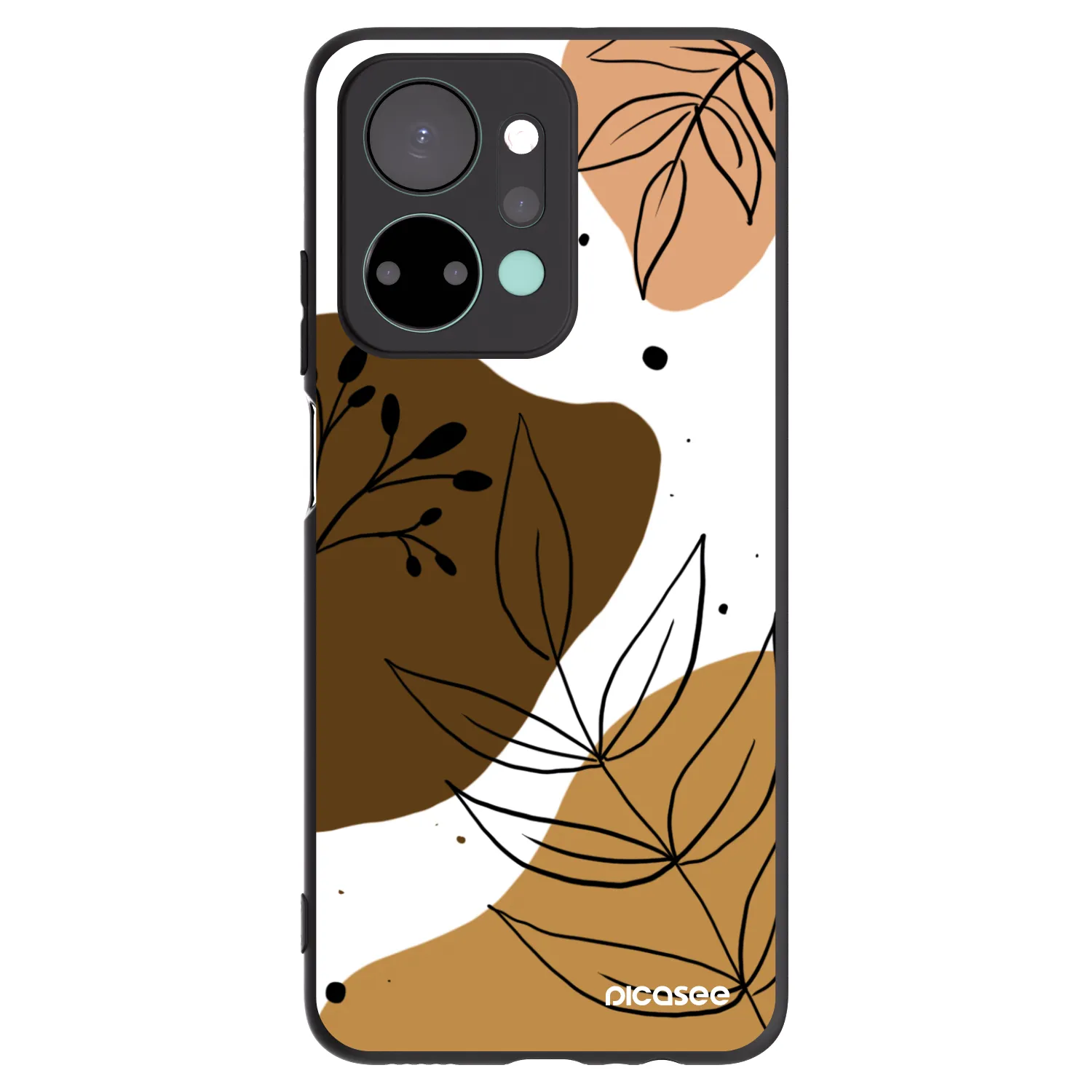 Picasee silikonový černý obal pro Honor X7a - Boho style