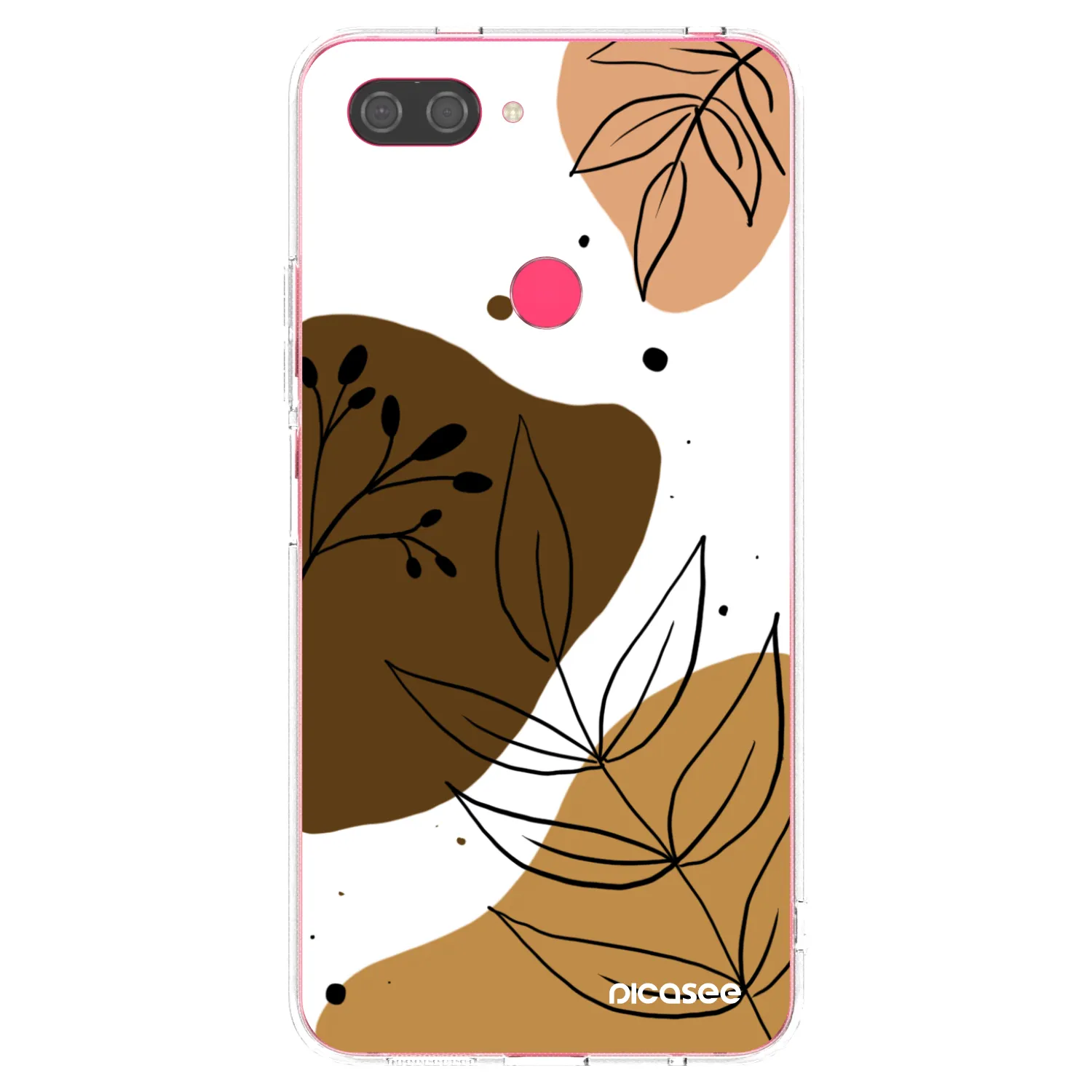 Picasee silikonový průhledný obal pro Xiaomi Mi 8 Lite - Boho style