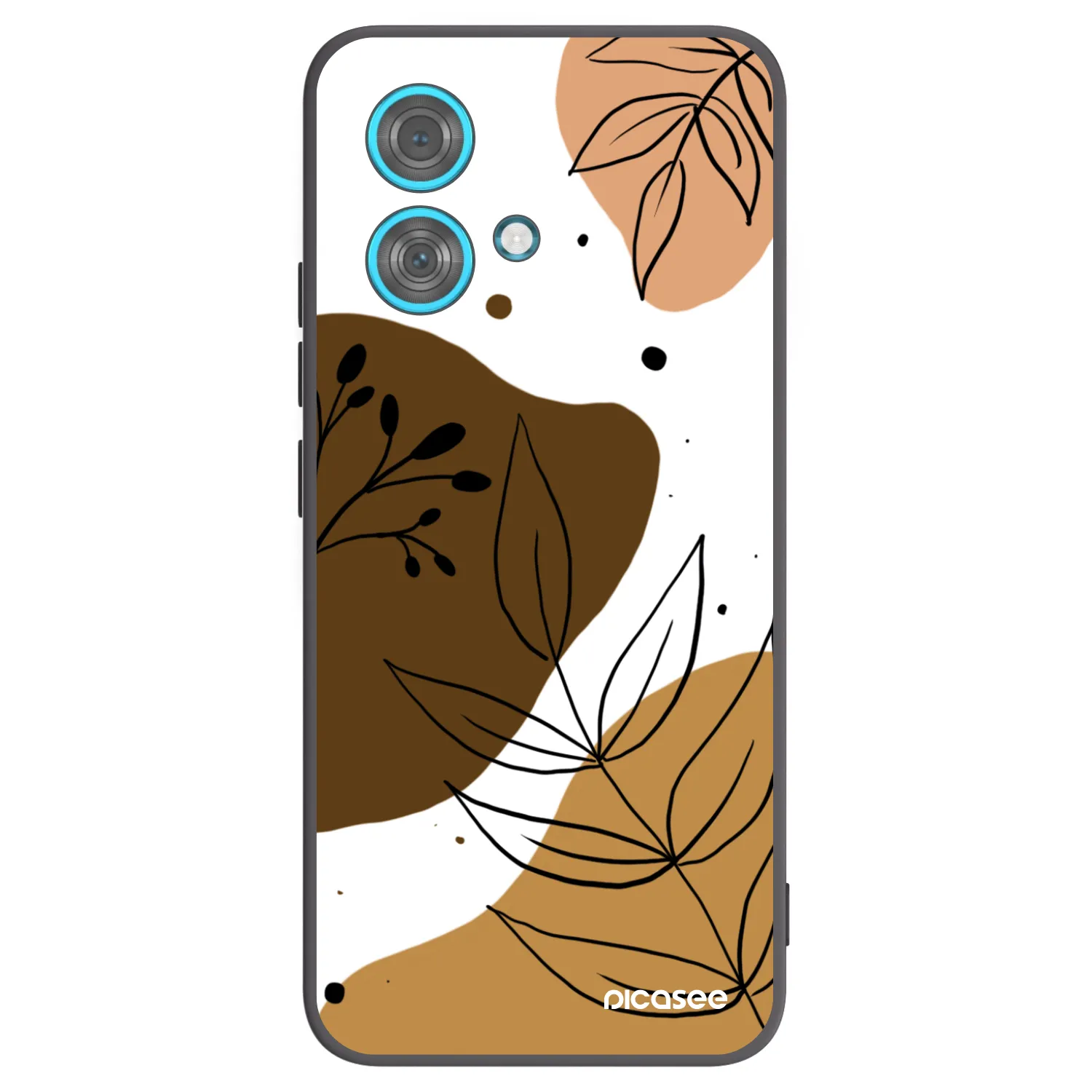 Picasee silikonový černý obal pro Motorola Edge 40 Neo - Boho style