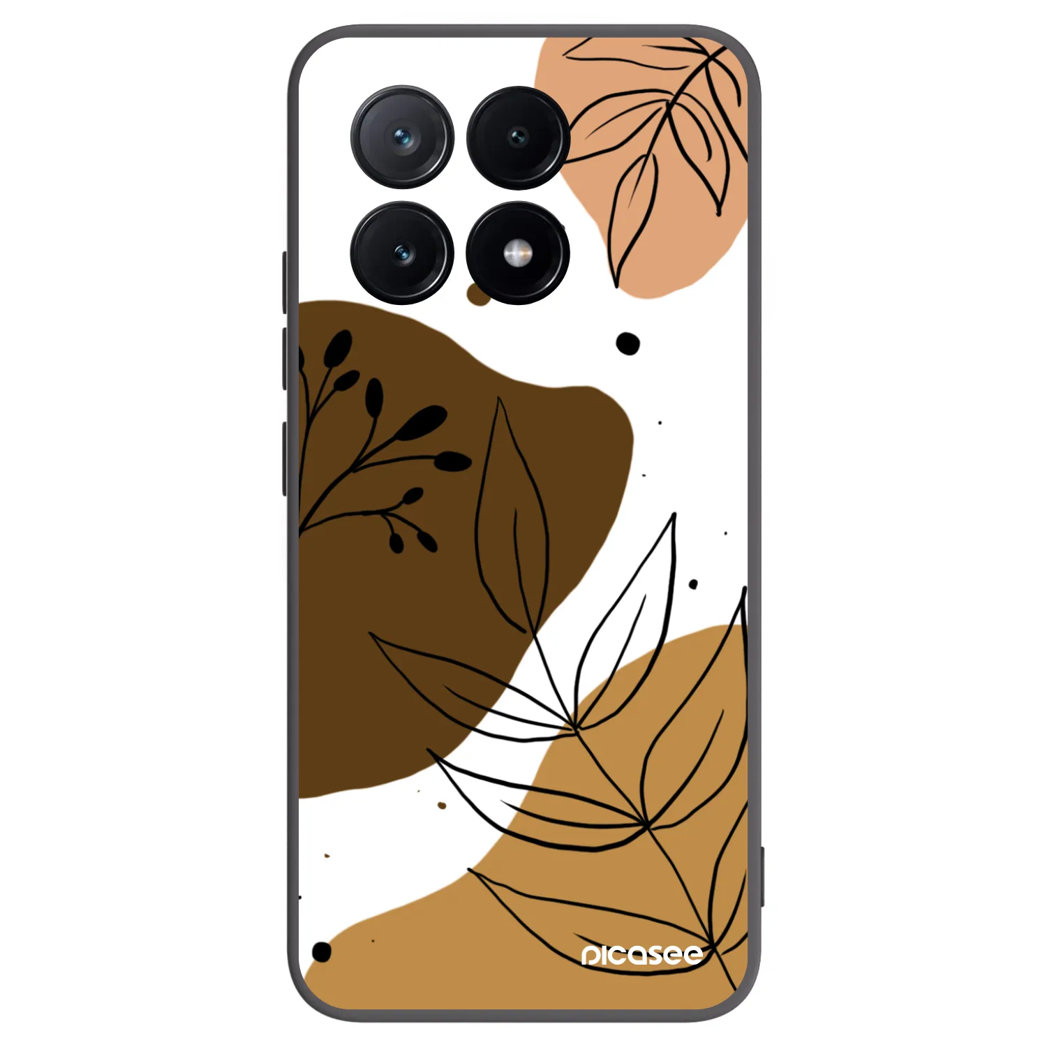 Picasee silikonový černý obal pro Xiaomi Poco X6 Pro - Boho style