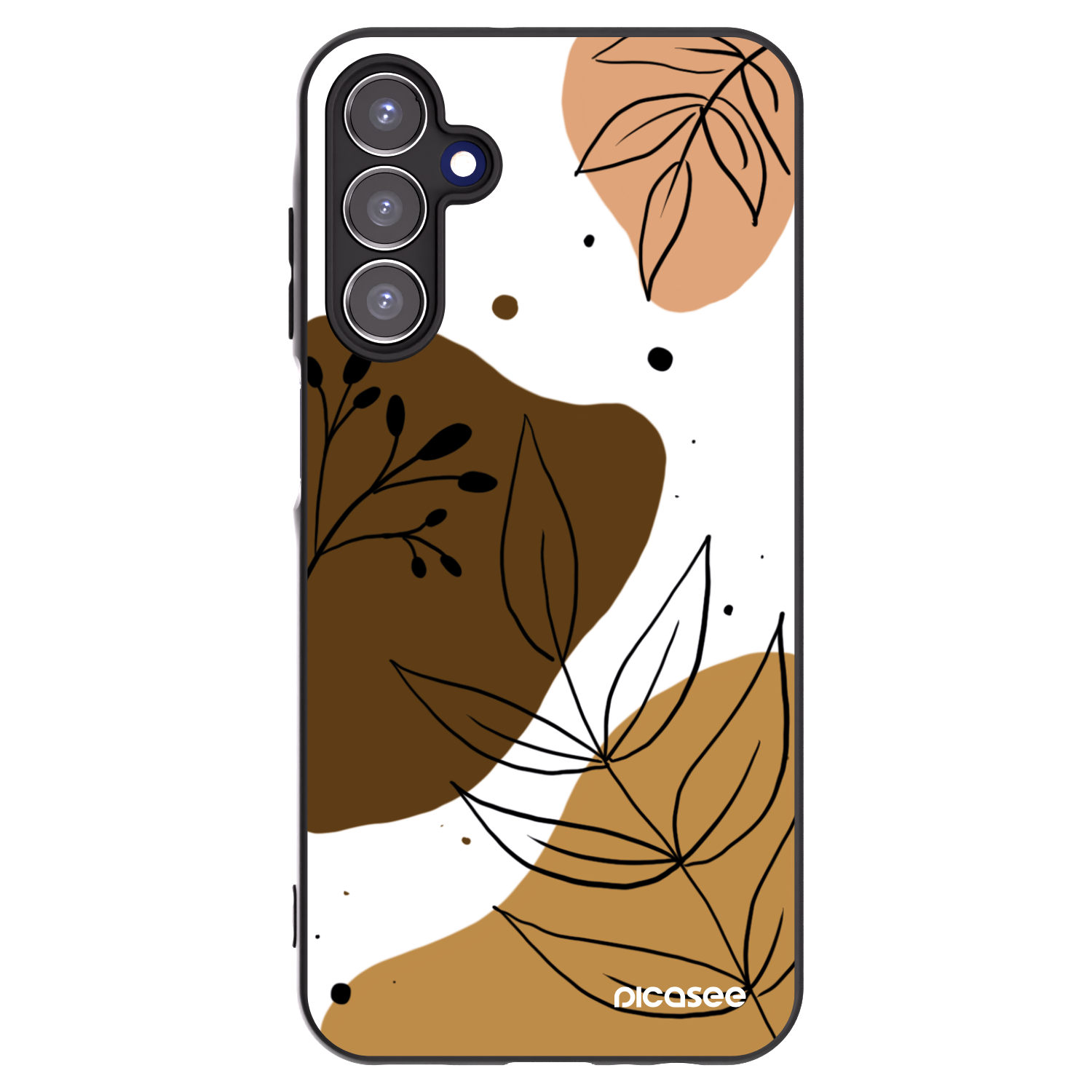 Picasee silikonový černý obal pro Samsung Galaxy A15 A155F 4G - Boho style