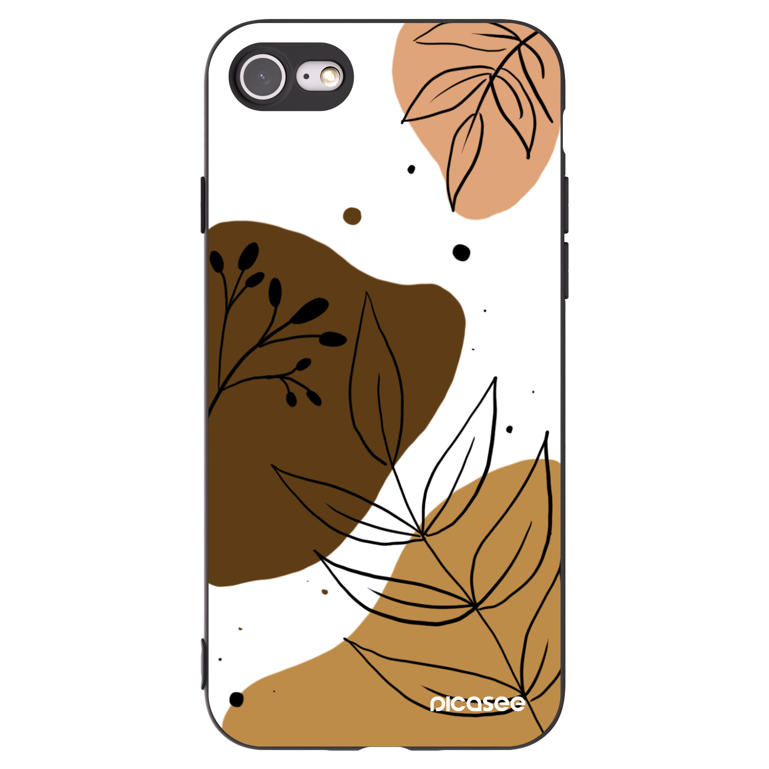 Picasee silikonový černý obal pro Apple iPhone 8 - Boho style