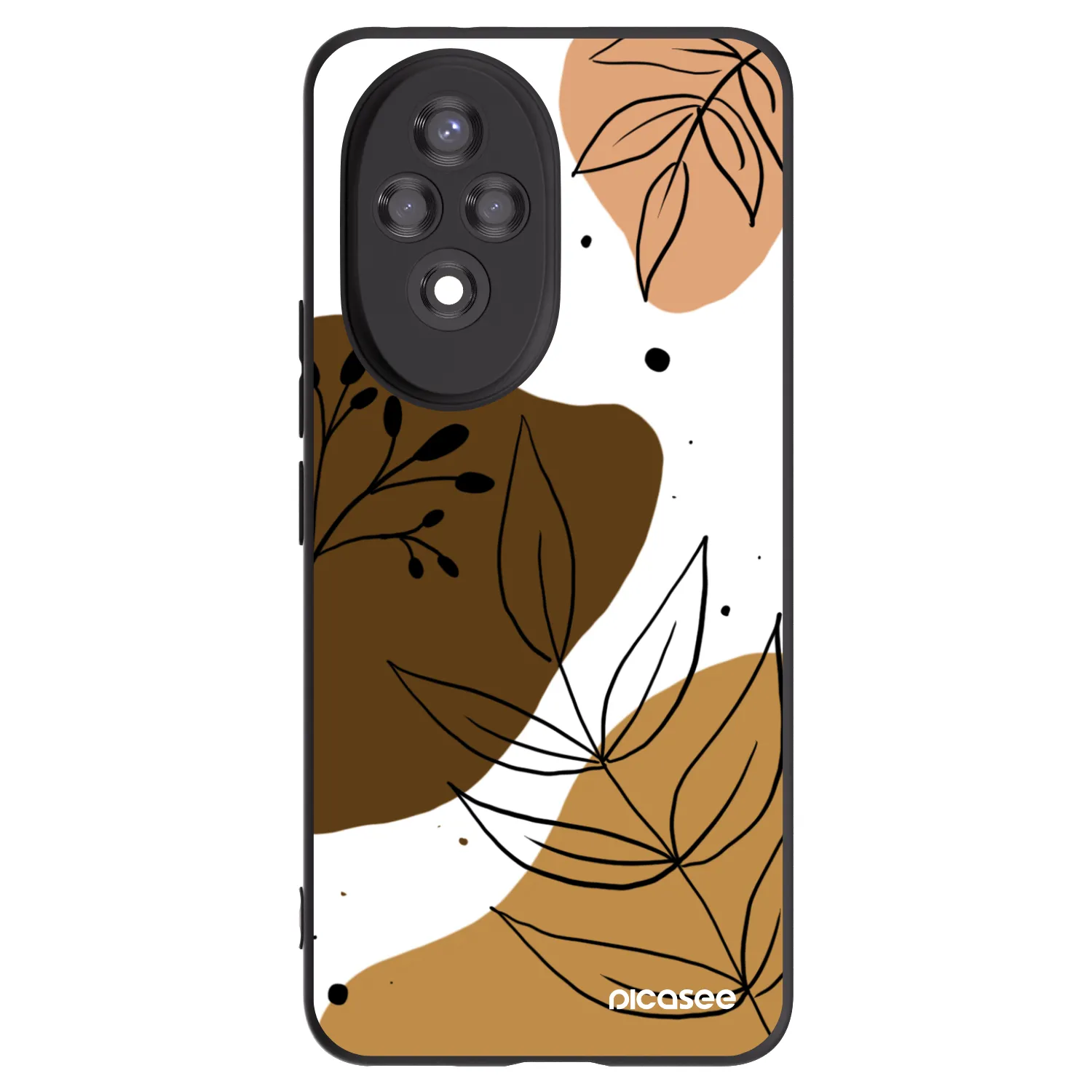 Picasee silikonový černý obal pro Honor 200 5G - Boho style