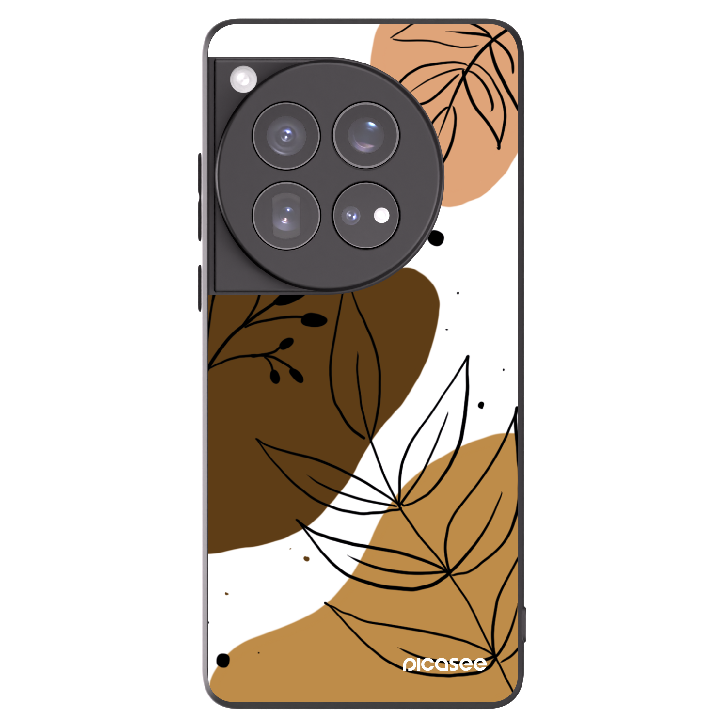 Picasee silikonový černý obal pro OnePlus 12 5G - Boho style