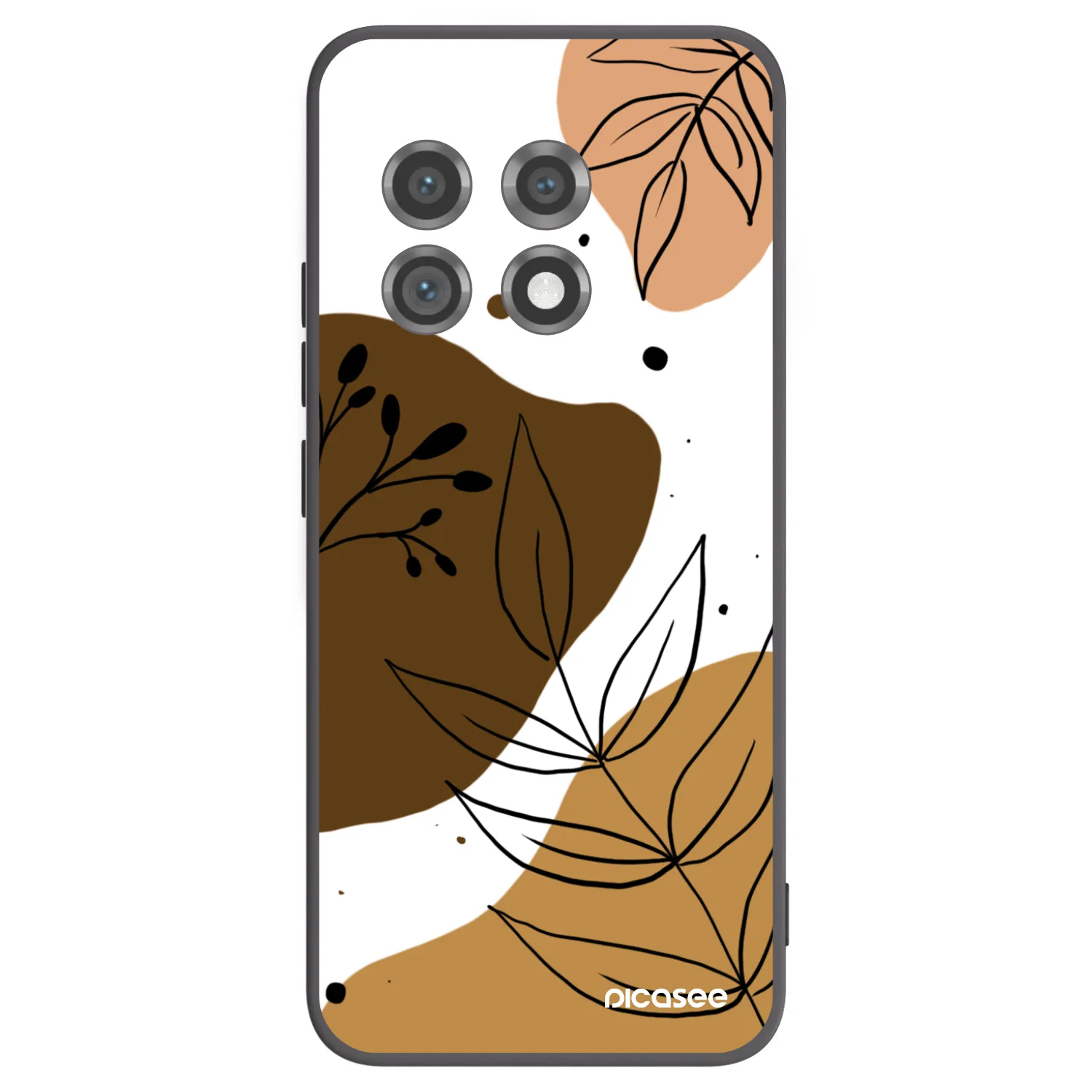 Picasee silikonový černý obal pro OnePlus 11 5G - Boho style