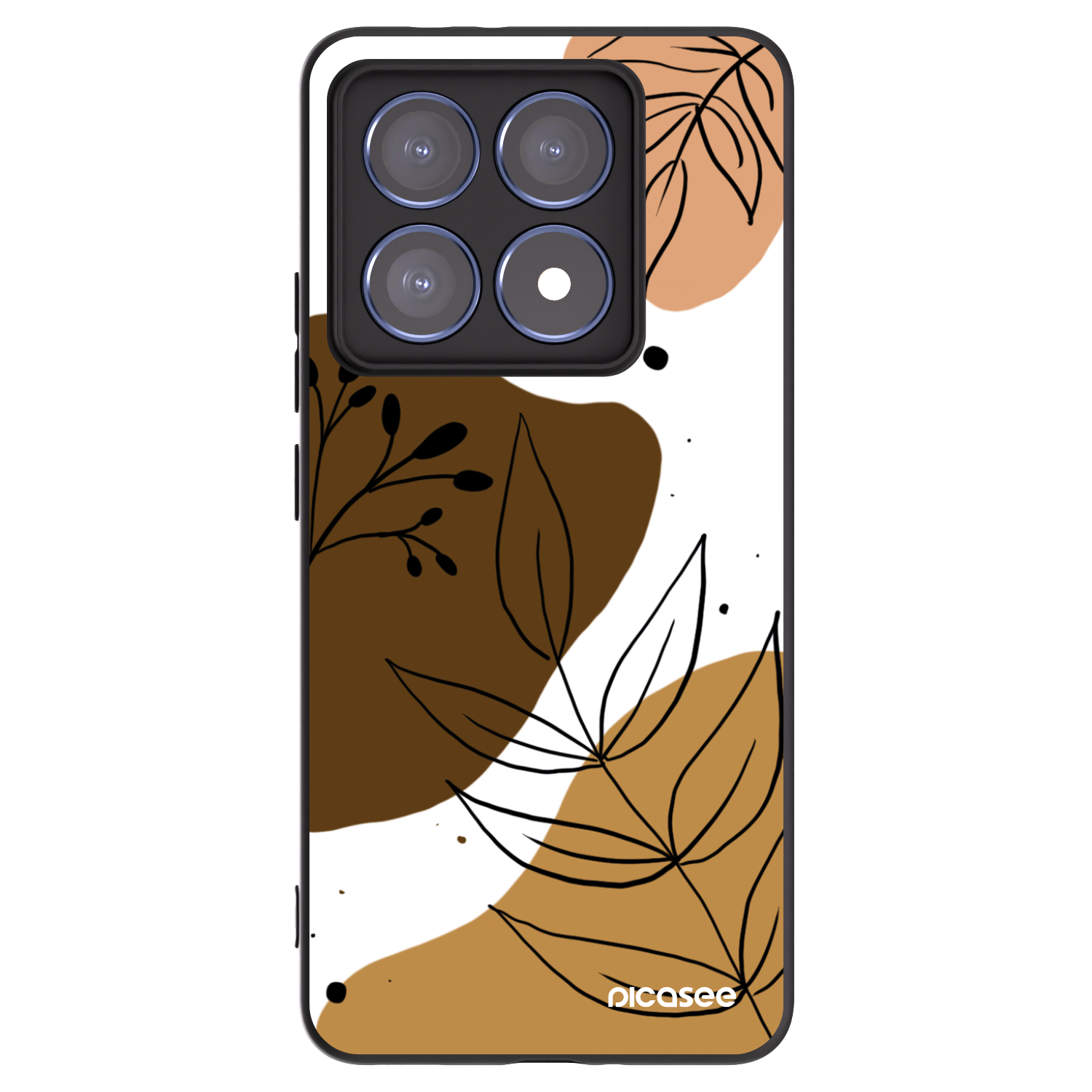 Picasee silikonový černý obal pro Xiaomi 14T Pro - Boho style