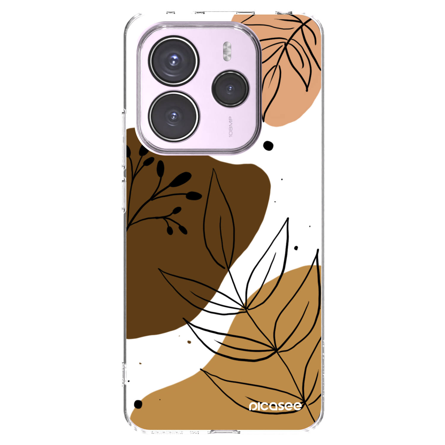 Picasee silikonový průhledný obal pro Xiaomi Redmi Note 14 5G - Boho style