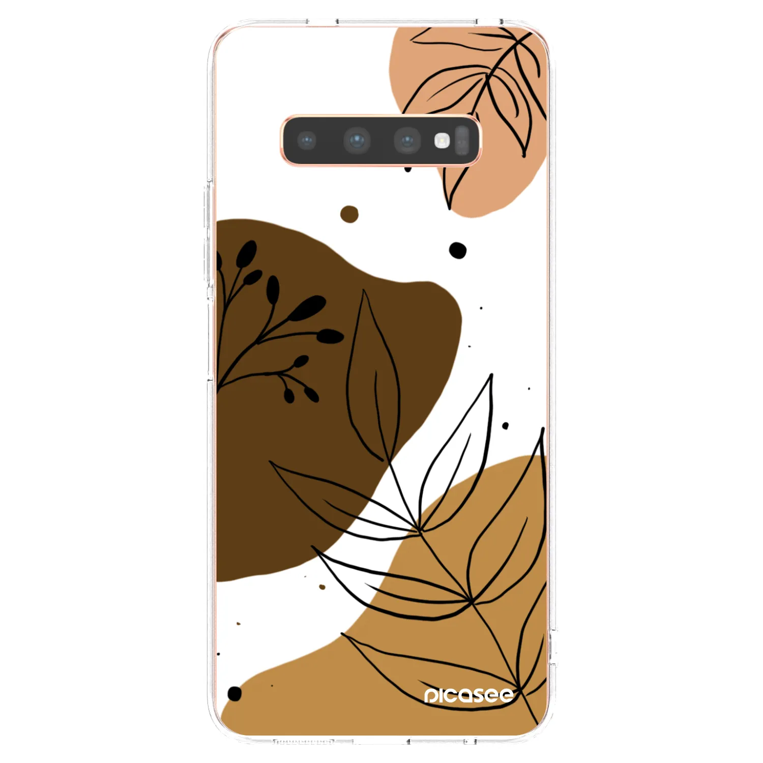 Picasee silikonový průhledný obal pro Samsung Galaxy S10 Plus G975 - Boho style