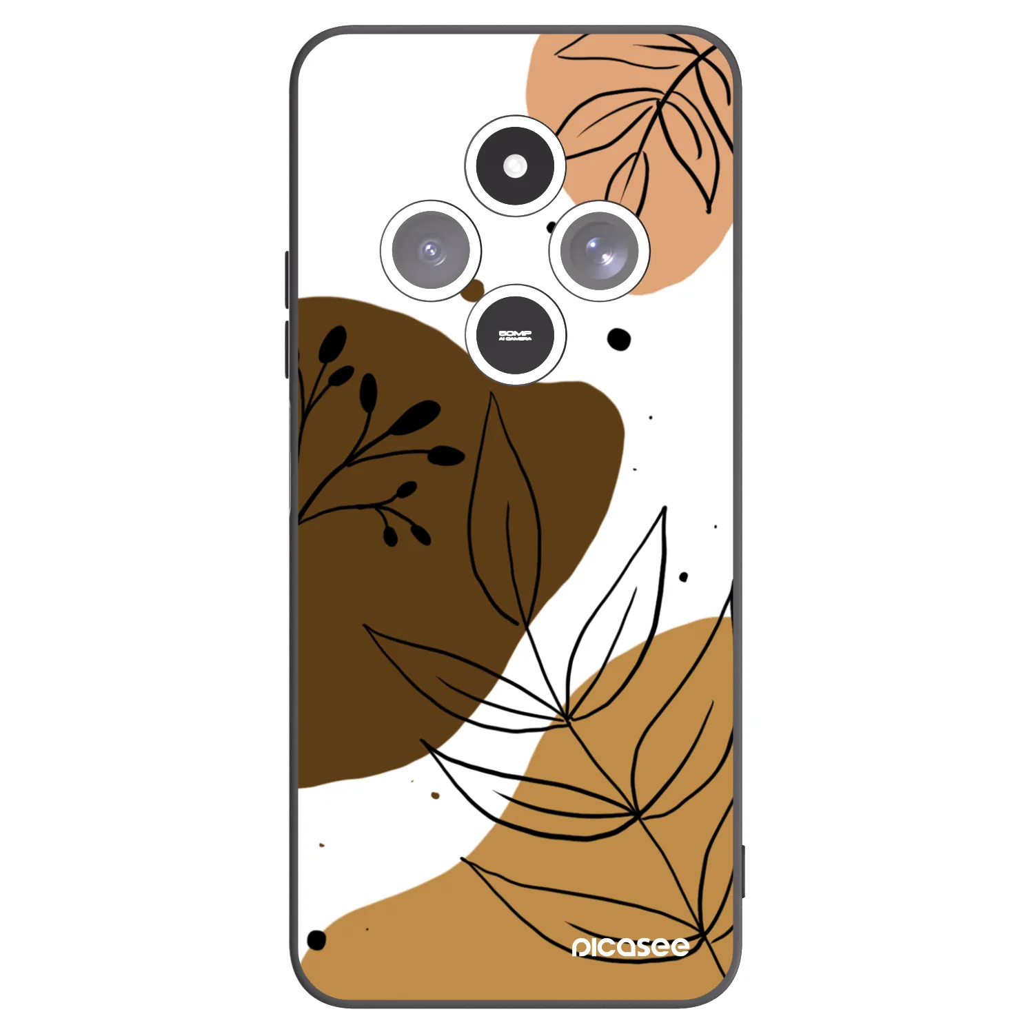 Picasee silikonový černý obal pro Xiaomi Redmi 14C - Boho style