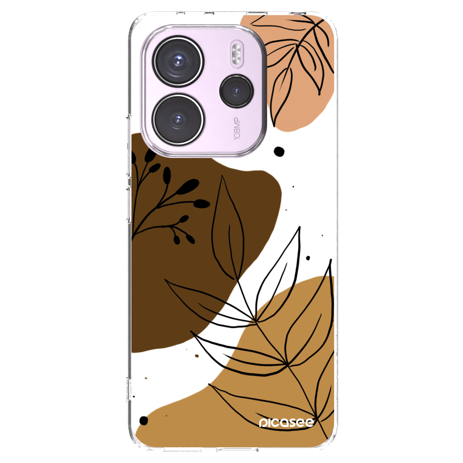 Picasee silikonový průhledný obal pro Xiaomi Redmi Note 14 4G - Boho style