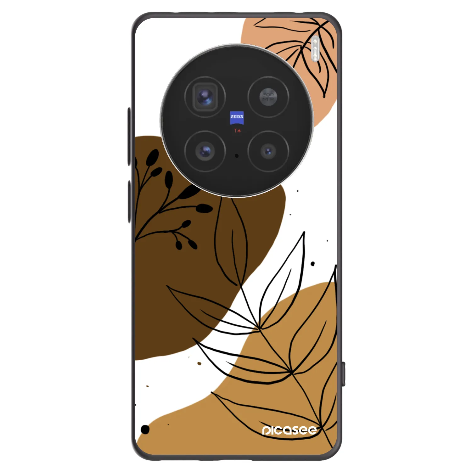 Picasee silikonový černý obal pro Vivo X200 Pro - Boho style