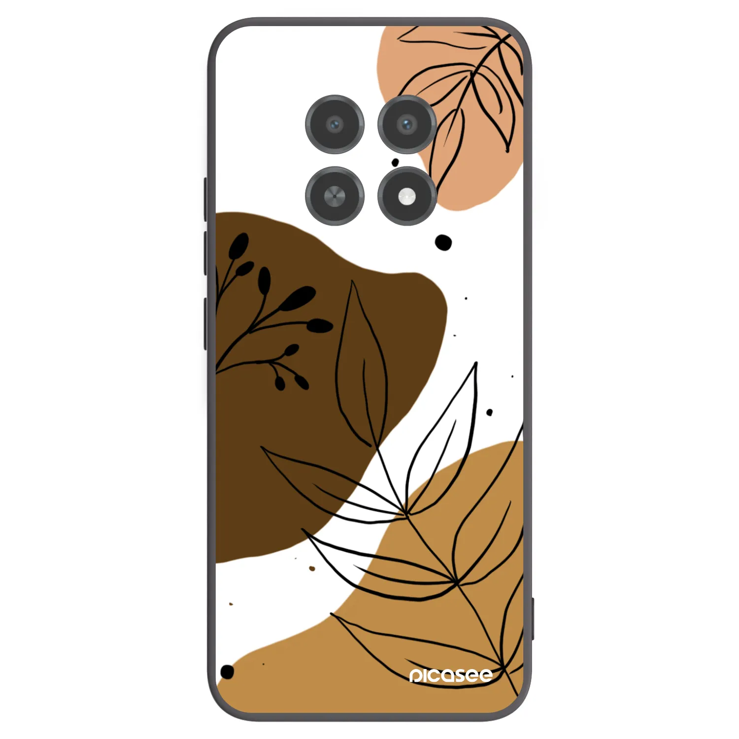 Picasee silikonový černý obal pro Realme 12X - Boho style