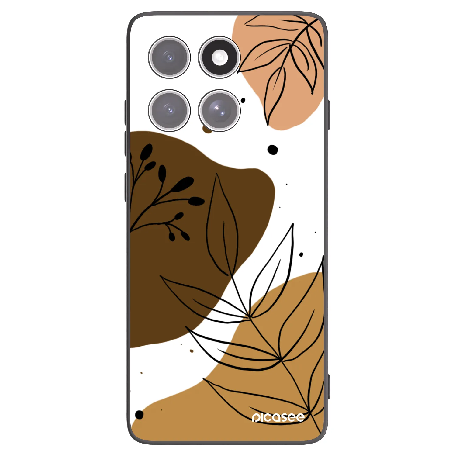 Picasee silikonový černý obal pro Motorola Edge 60 Fusion - Boho style