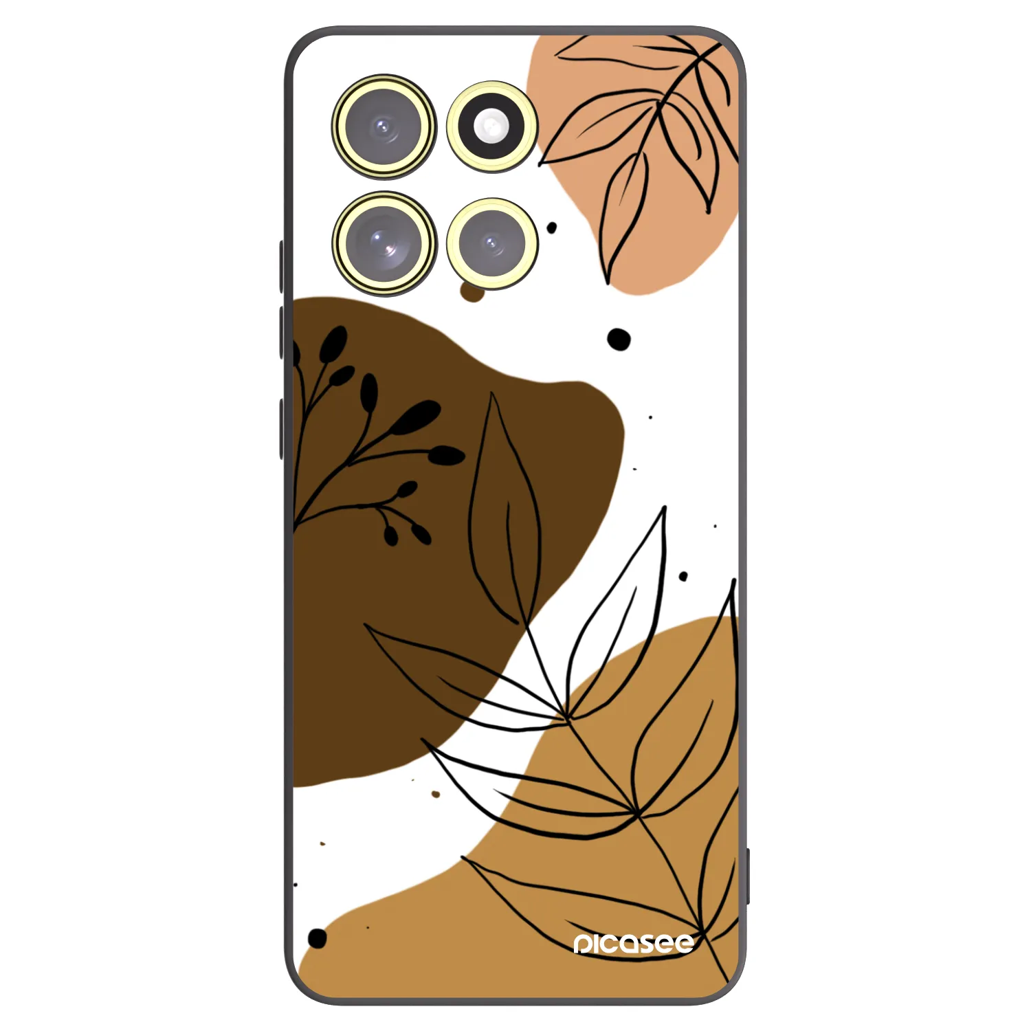 Picasee silikonový černý obal pro Motorola Moto G86 Power 5G - Boho style