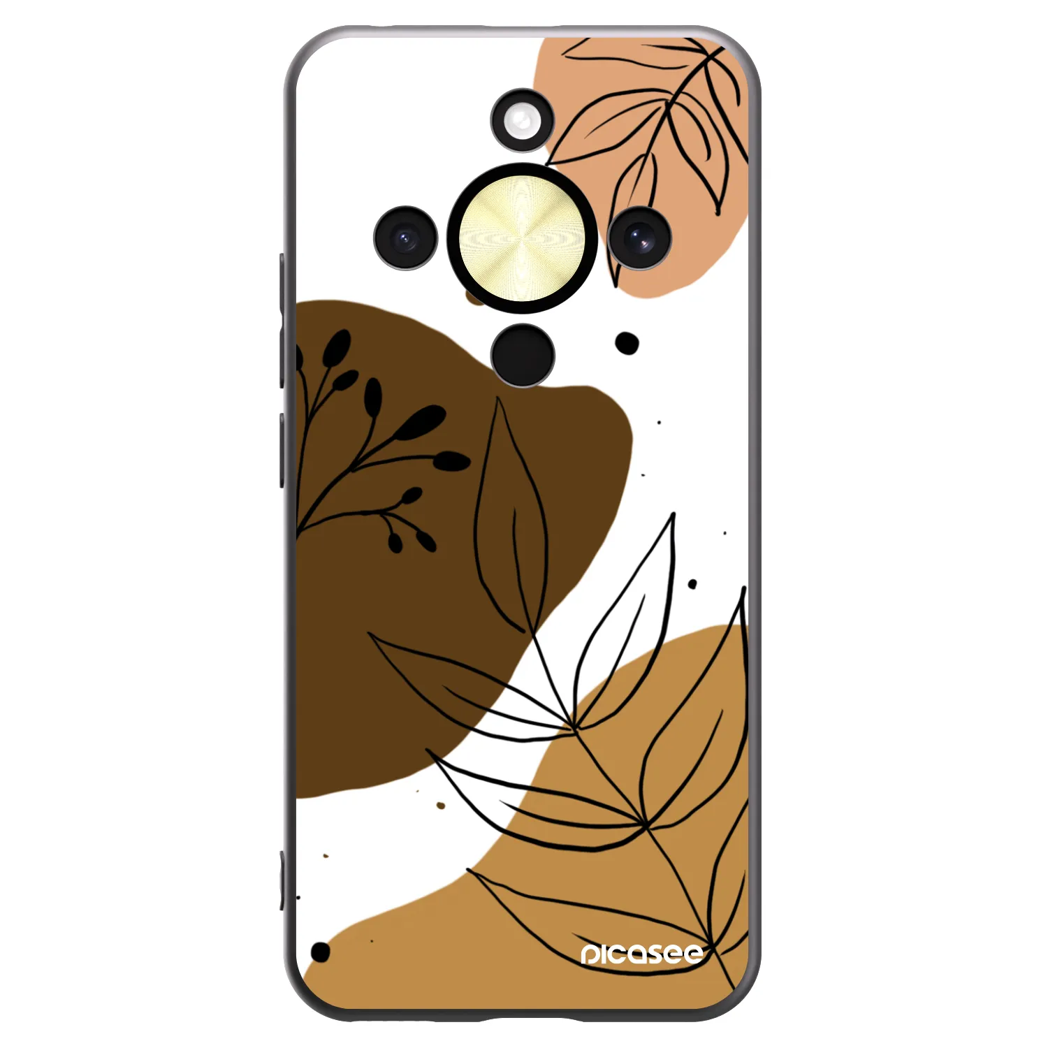 Picasee silikonový černý obal pro Honor Magic8 Lite 5G - Boho style