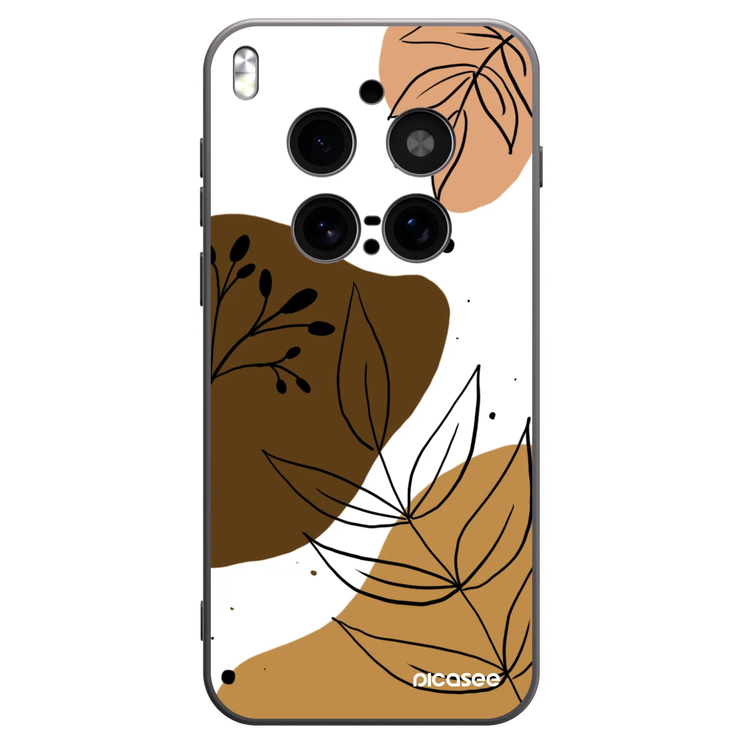 Picasee silikonový černý obal pro Vivo X300 Pro - Boho style