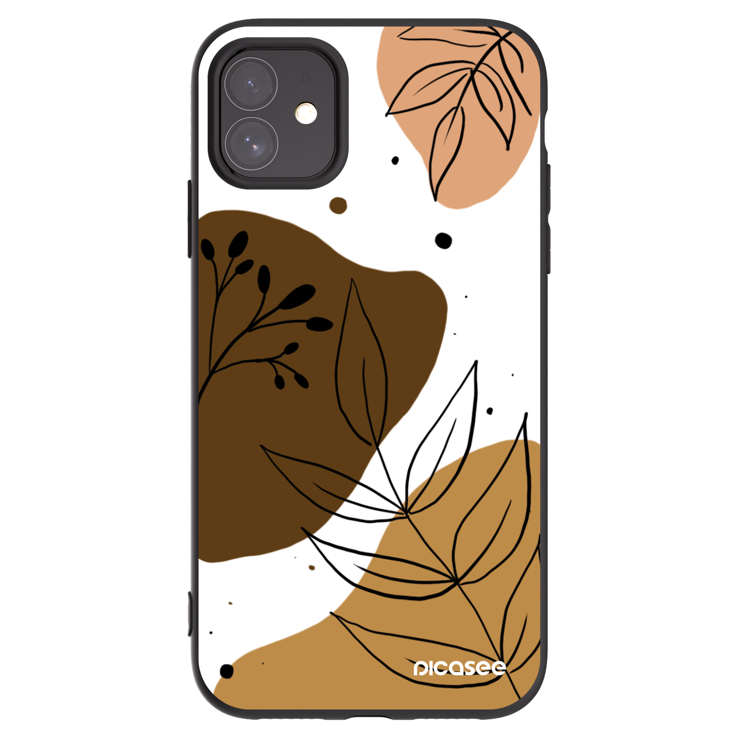 Picasee silikonový černý obal pro Apple iPhone 11 - Boho style