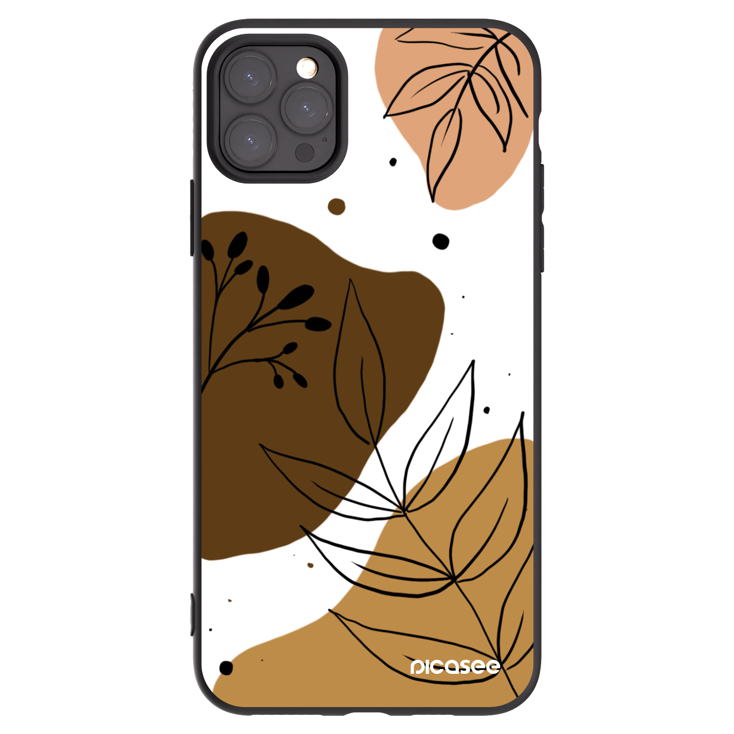 Picasee silikonový černý obal pro Apple iPhone 11 Pro Max - Boho style