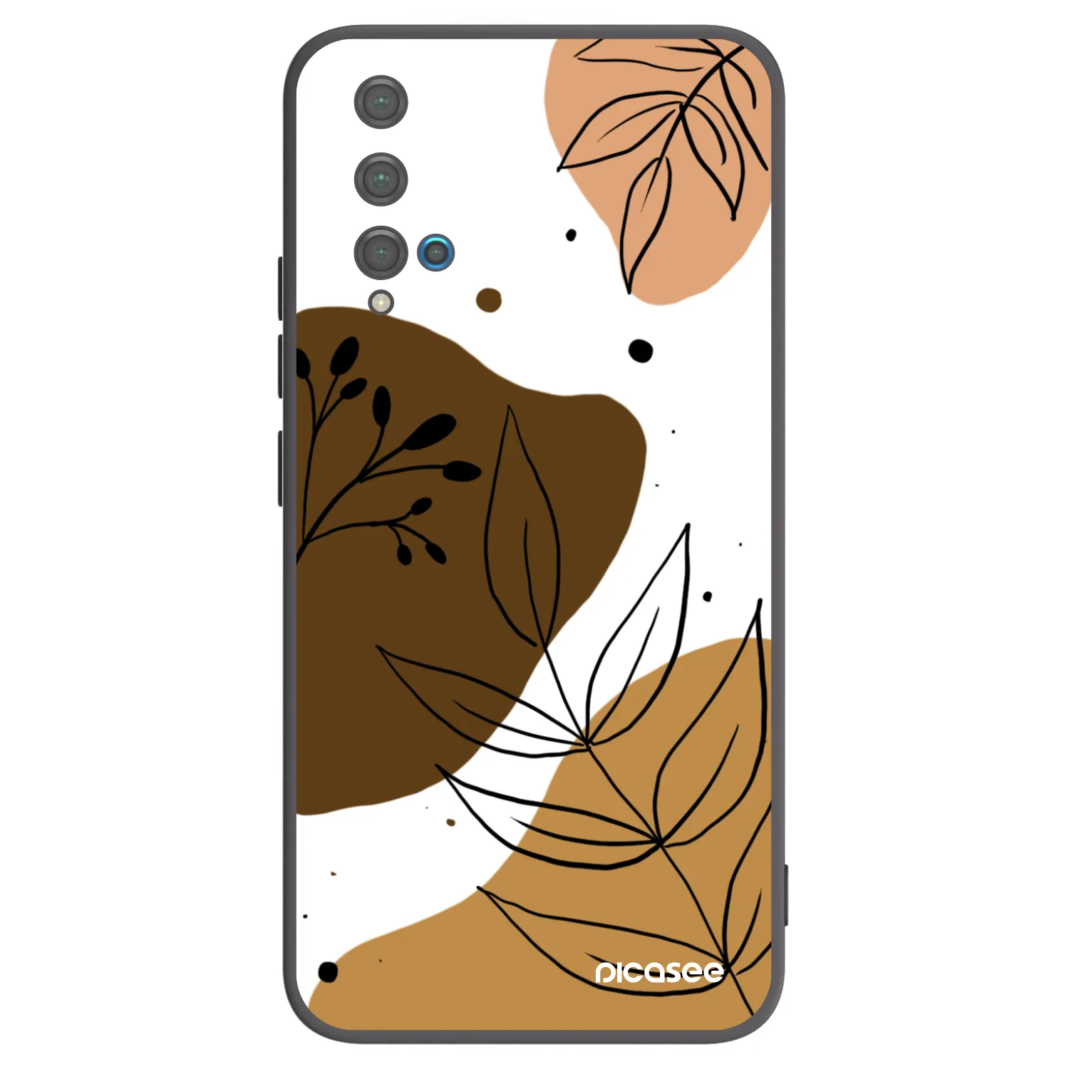 Picasee silikonový černý obal pro Huawei Nova 5T - Boho style