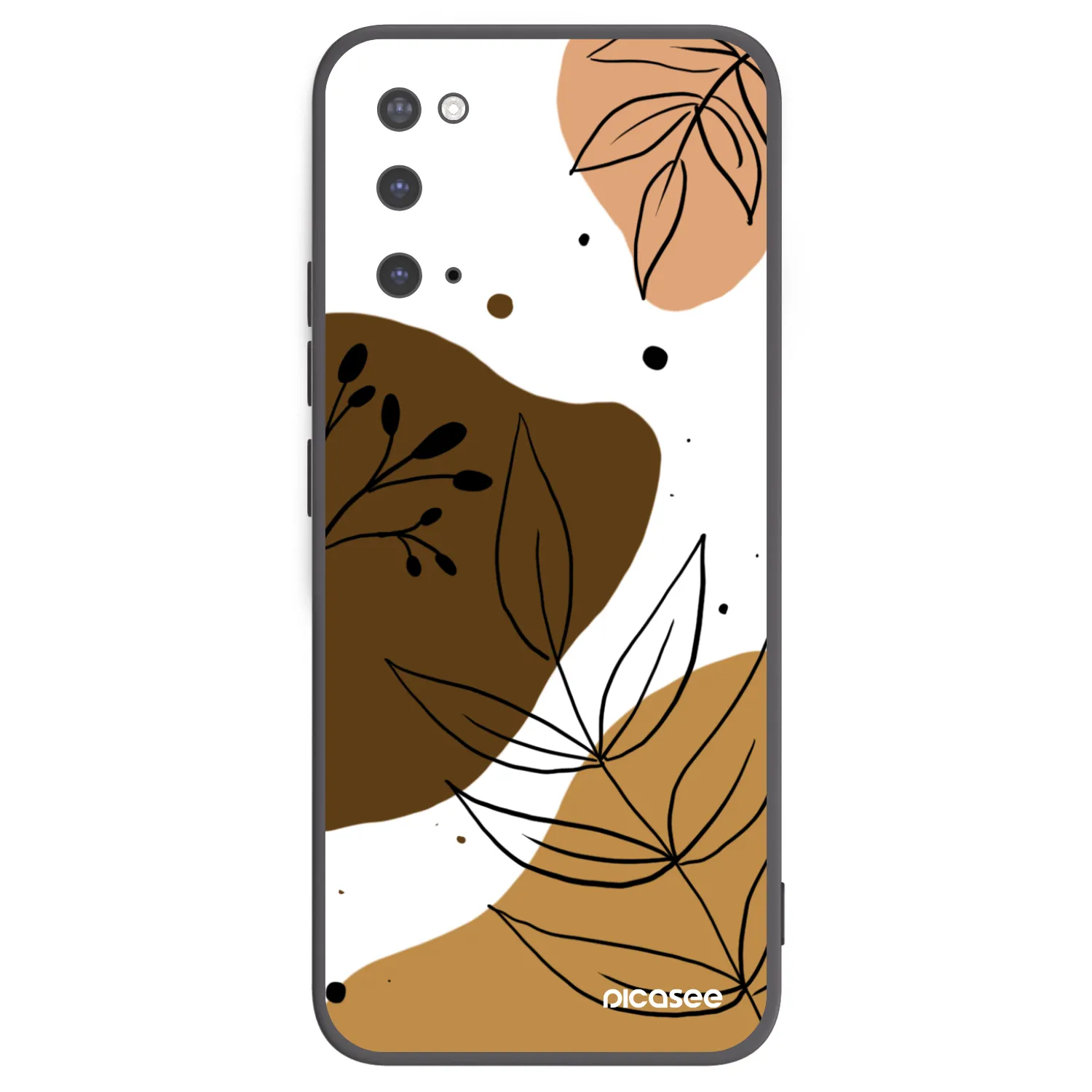 Picasee silikonový černý obal pro Samsung Galaxy S20 G980F - Boho style