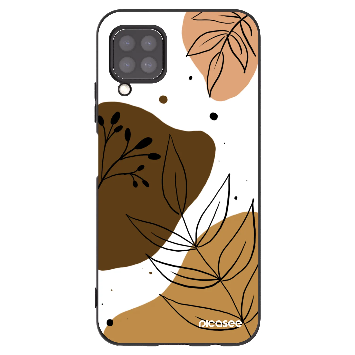 Picasee silikonový černý obal pro Huawei P40 Lite - Boho style
